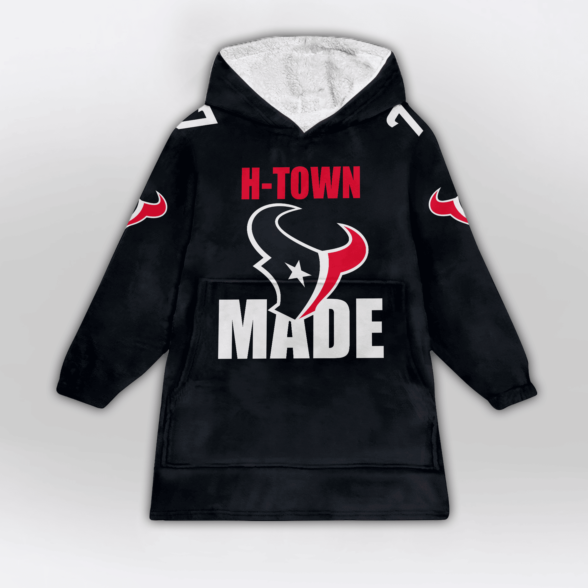Houston Football Unisex Blanket Hoodie