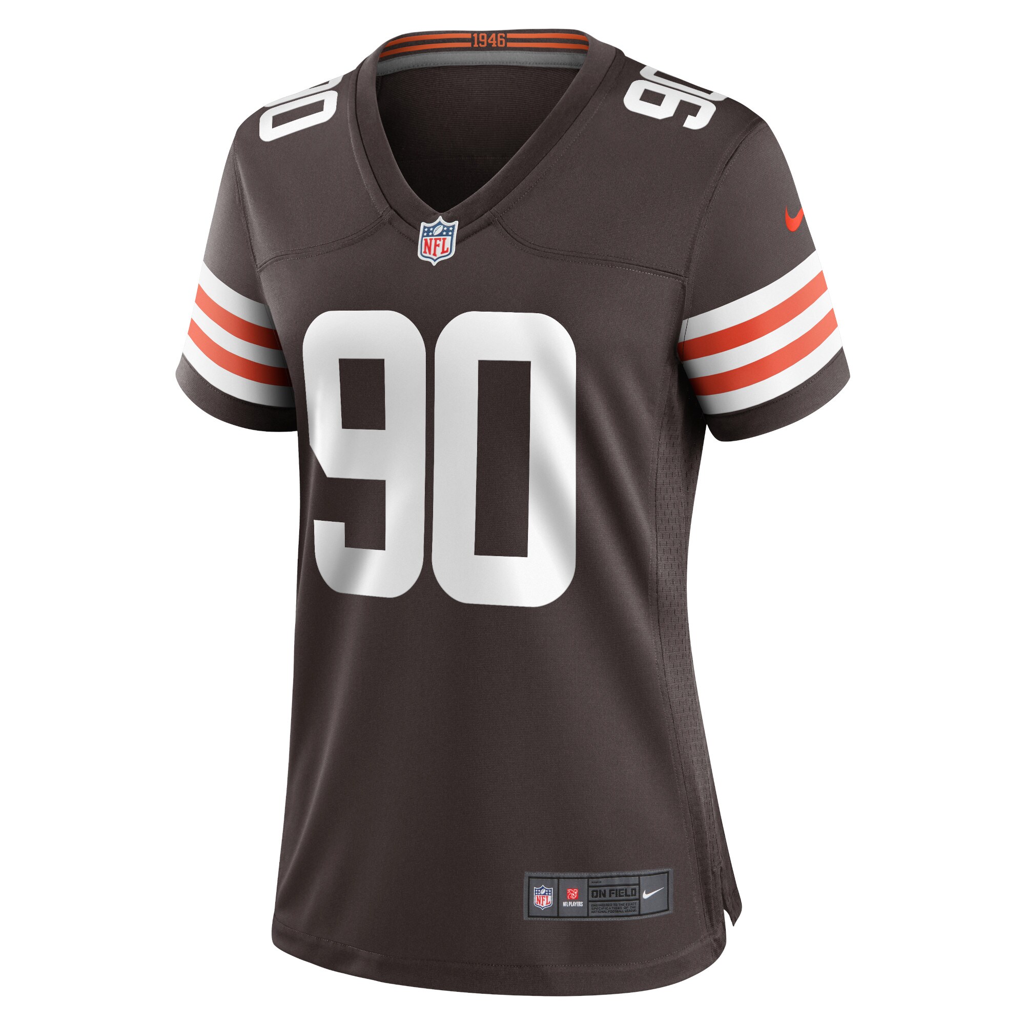 Jadeveon Clowney Cleveland Browns  Women's Game Jersey - Brown