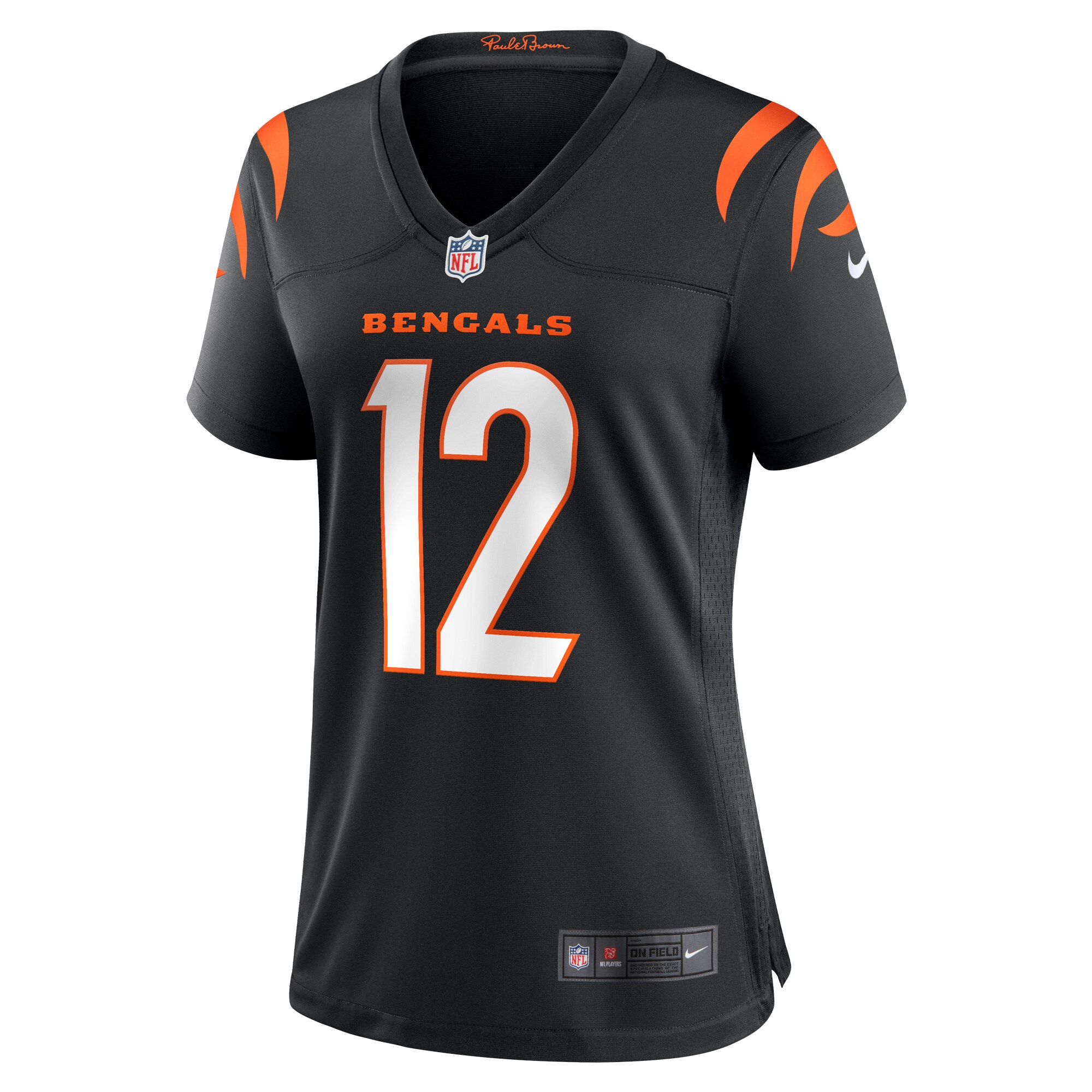 Tyron Johnson Cincinnati Bengals  Women's Home Game Player Jersey - Black