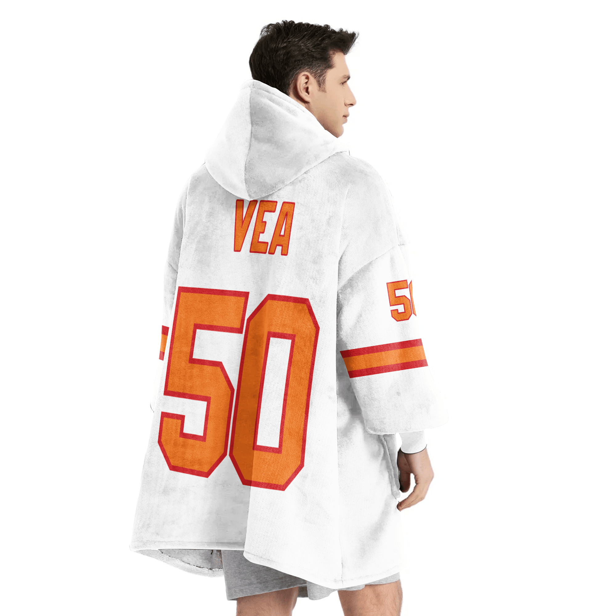 Adult V.V 50 Tampa Bay Football 50th Season Game Unisex Blanket Hoodie
