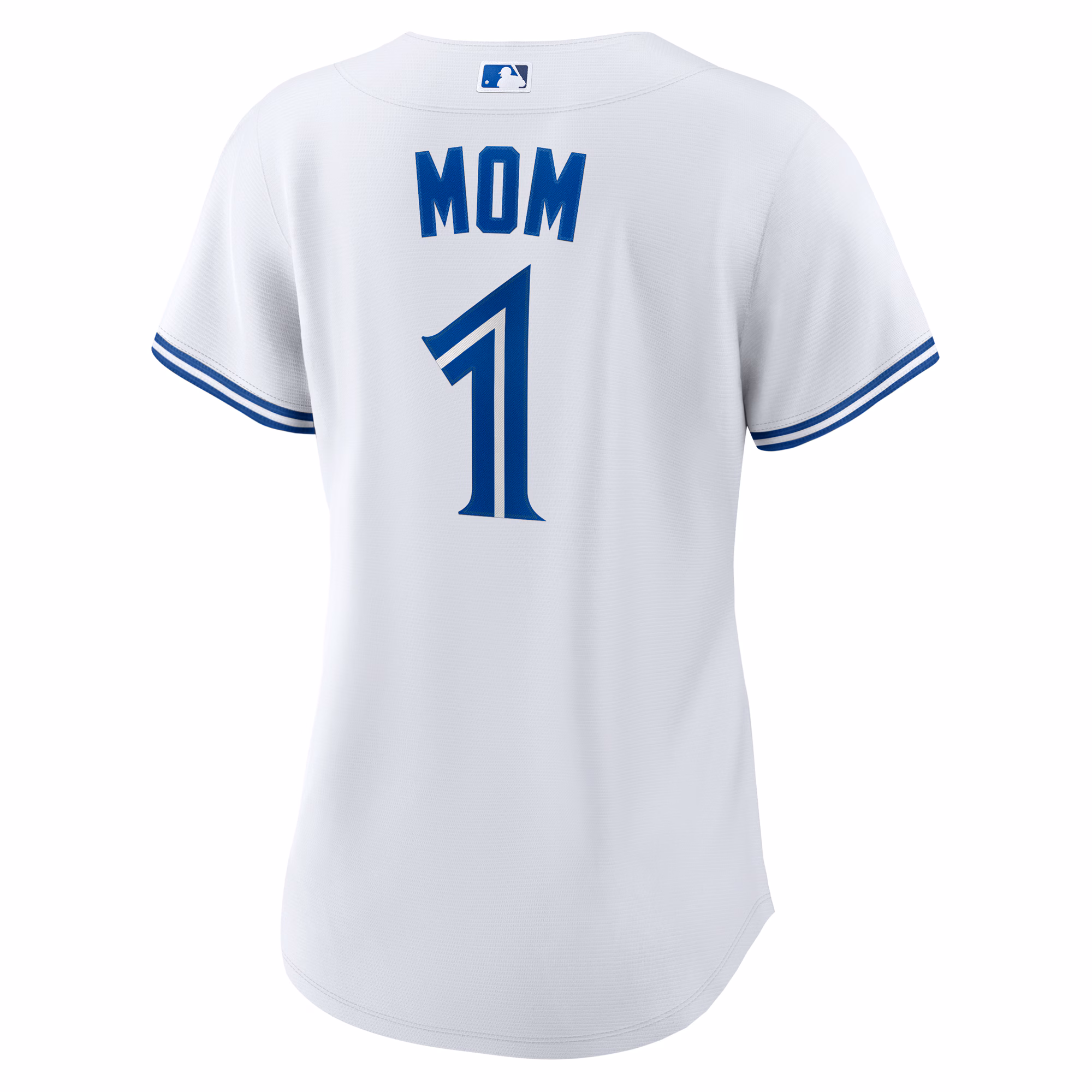 Toronto Blue Jays Women's #1 Mom Home Replica Jersey - White
