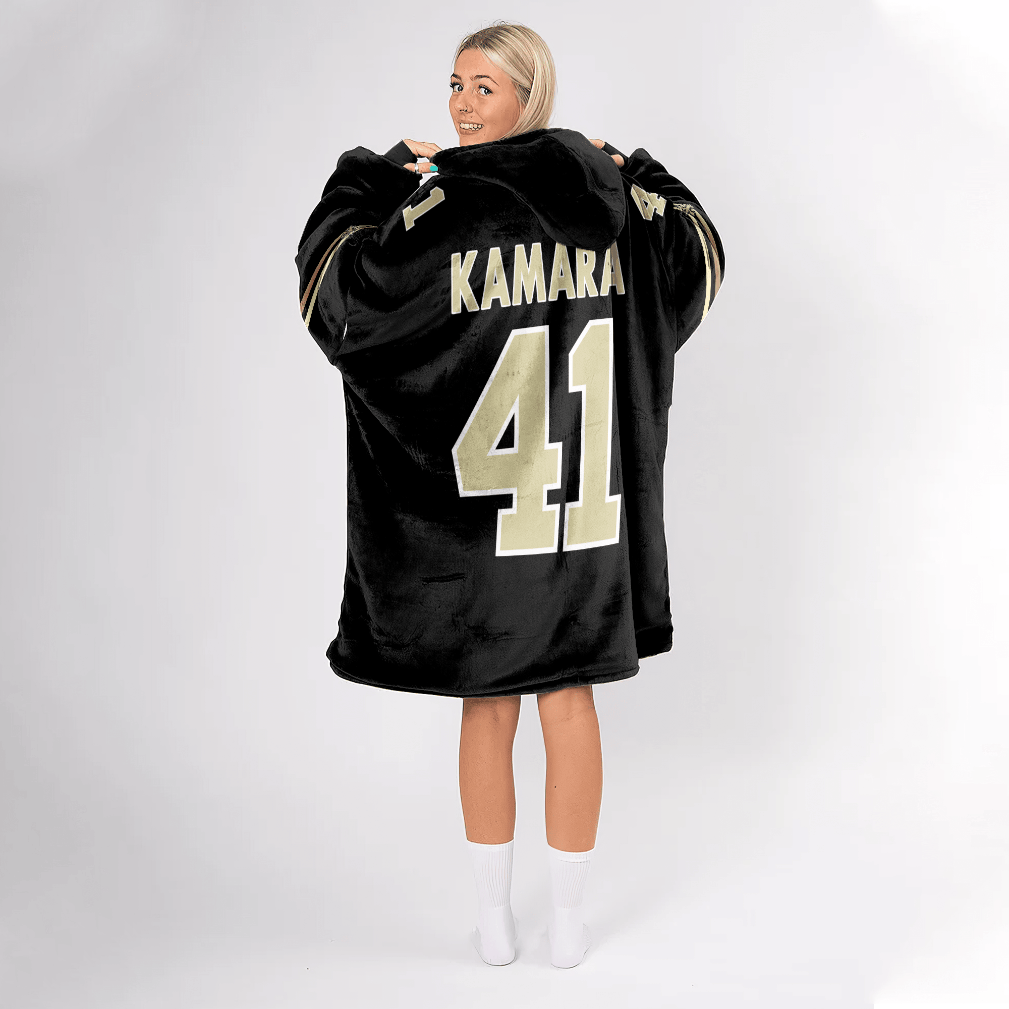 New Orleans Football Unisex Blanket Hoodie