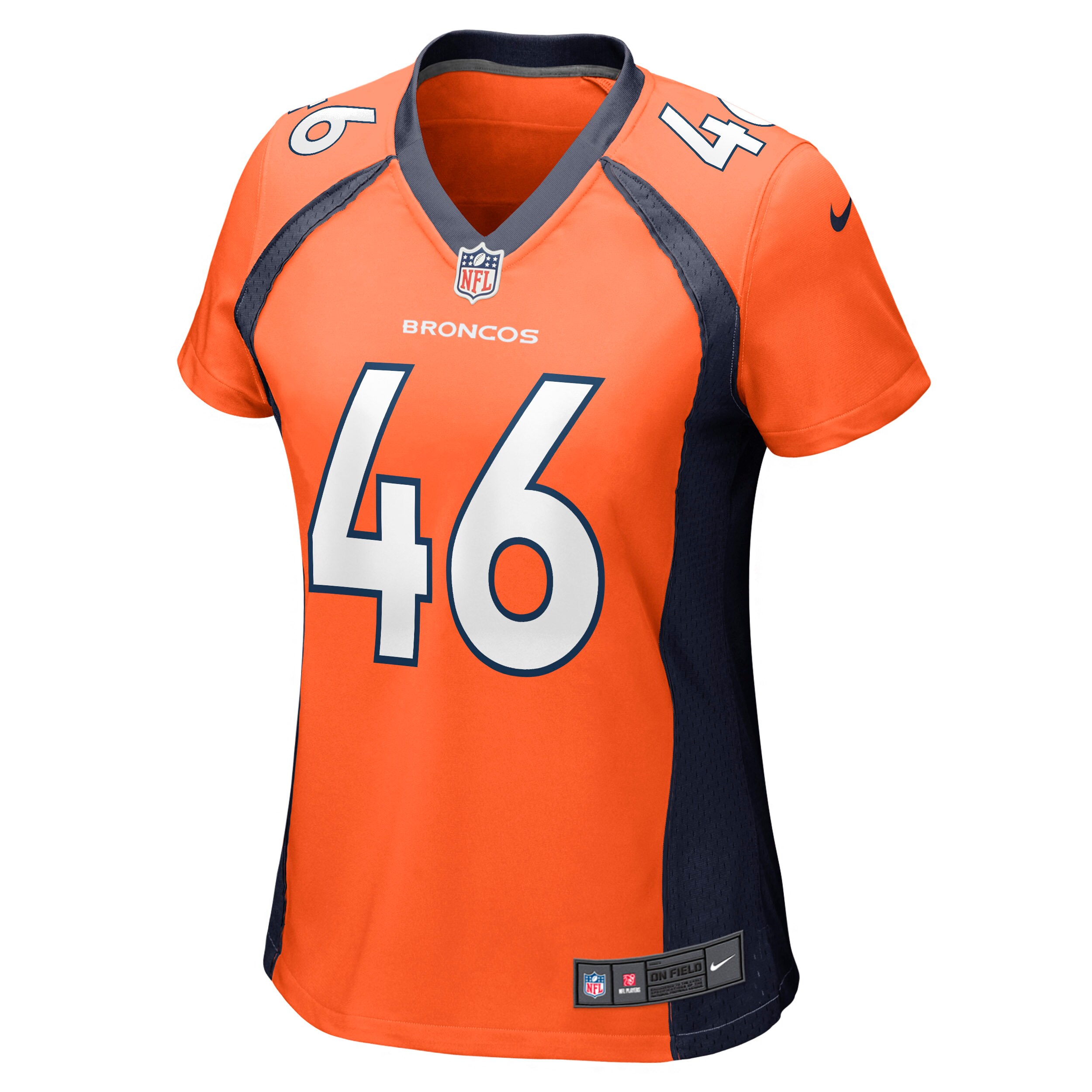 Jacob Bobenmoyer Denver Broncos  Women's Game Jersey - Orange