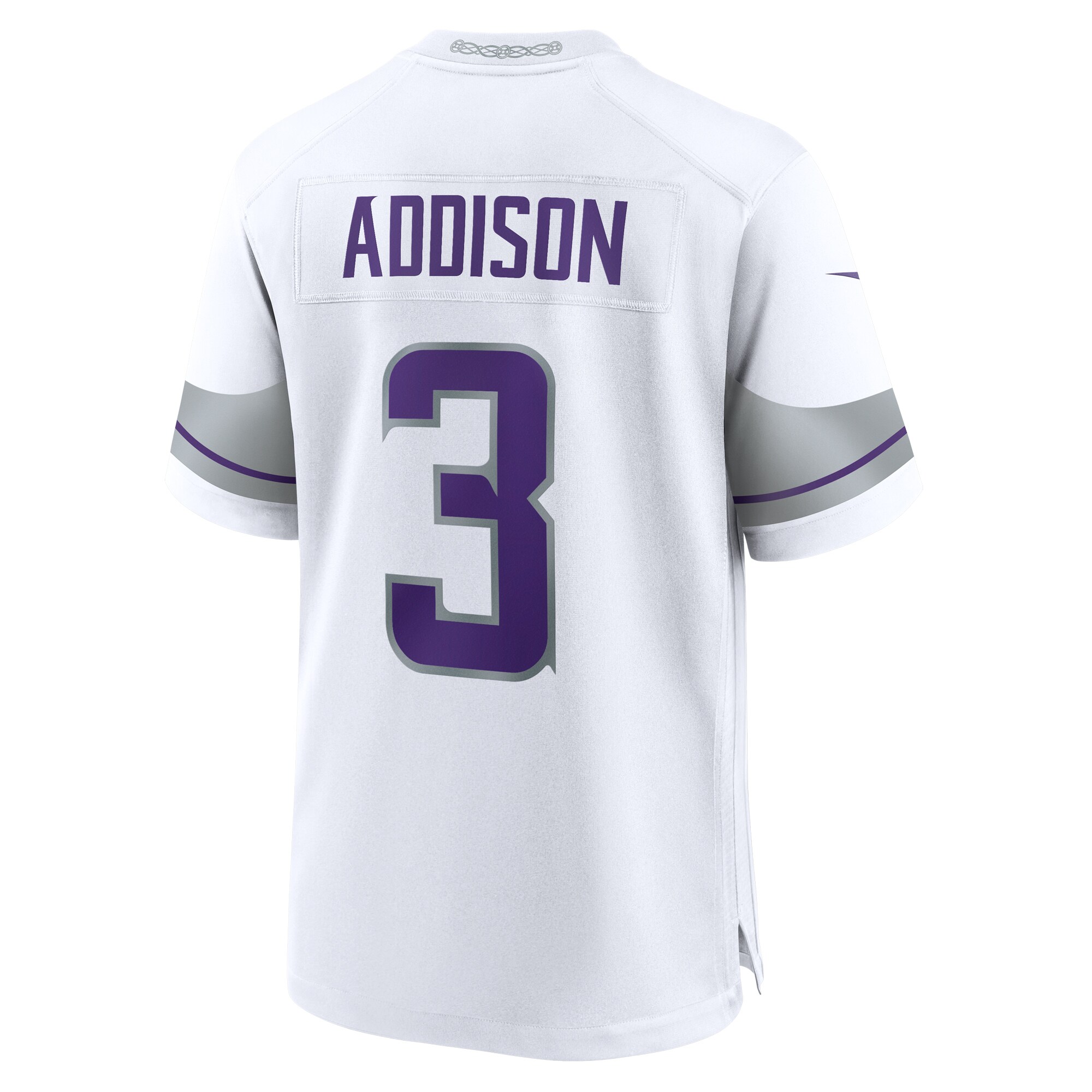 Addison Minnesota Vikings 2023 NFL Draft First Round Pick Game Jersey - Purple