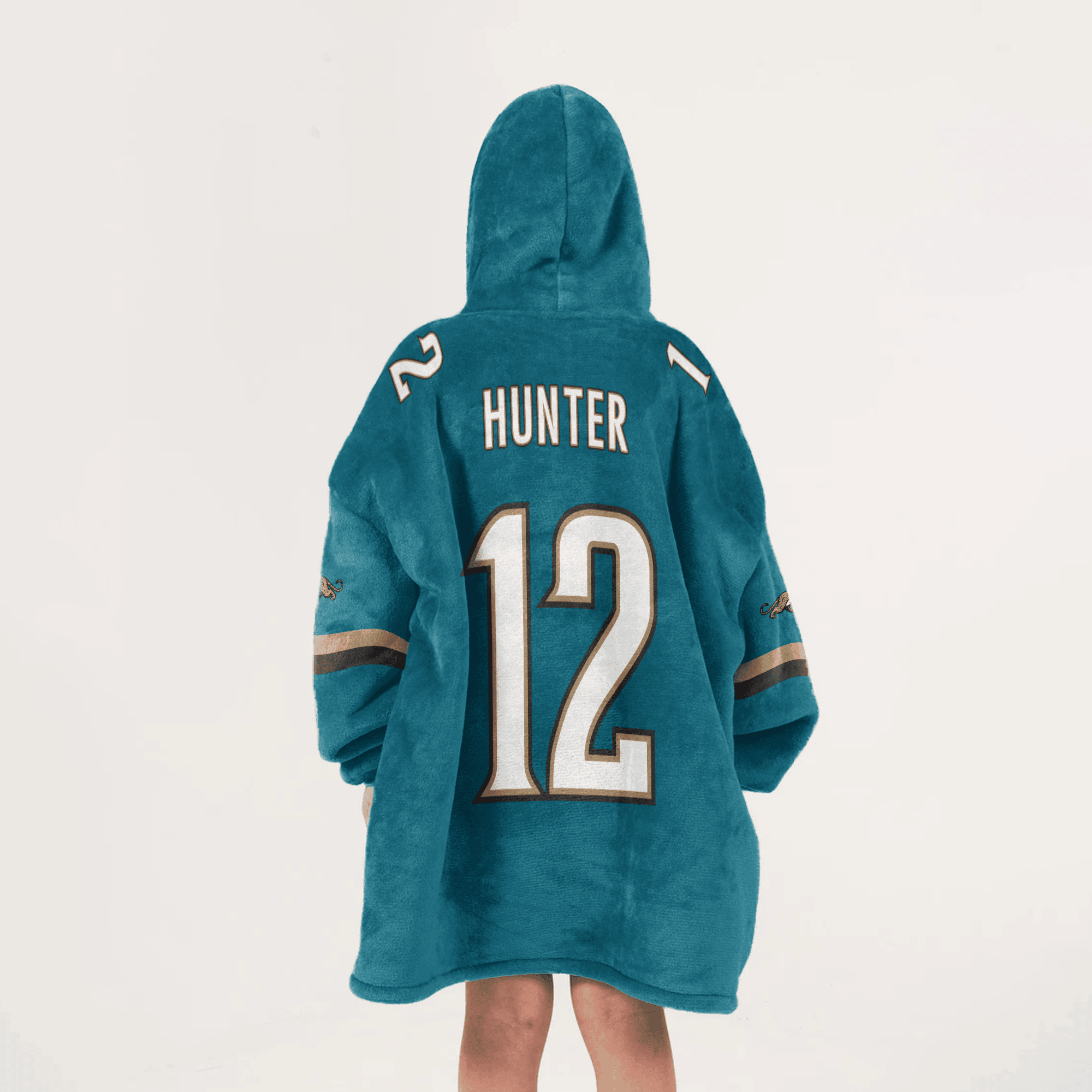 Kid Duuuval 12 Jacksonville Football Unisex Blanket Hoodie