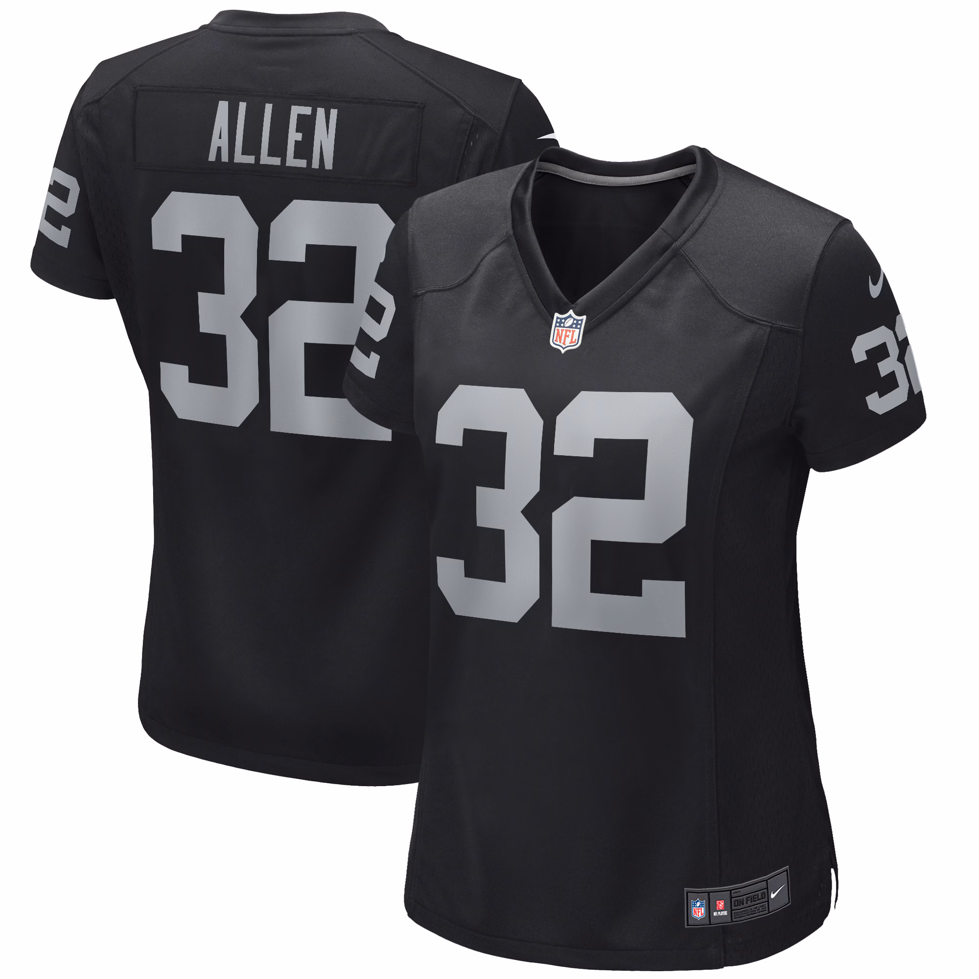 Marcus Allen Las Vegas Raiders Women's Game Retired Player Jersey - Black