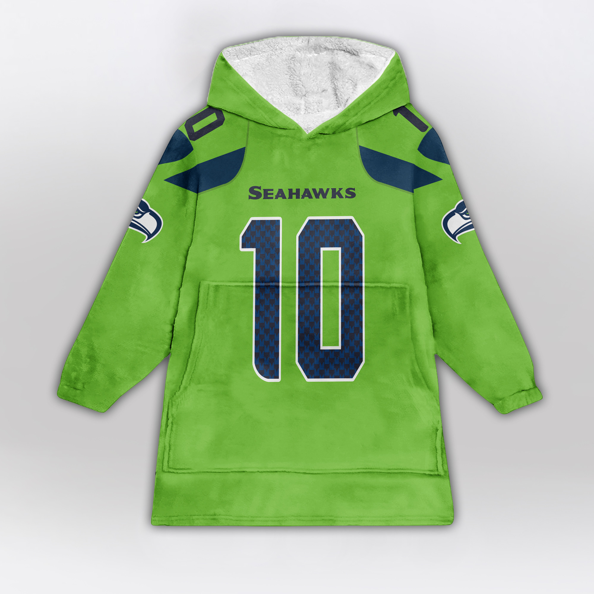Kid 10 Seattle Football Unisex Blanket Hoodie