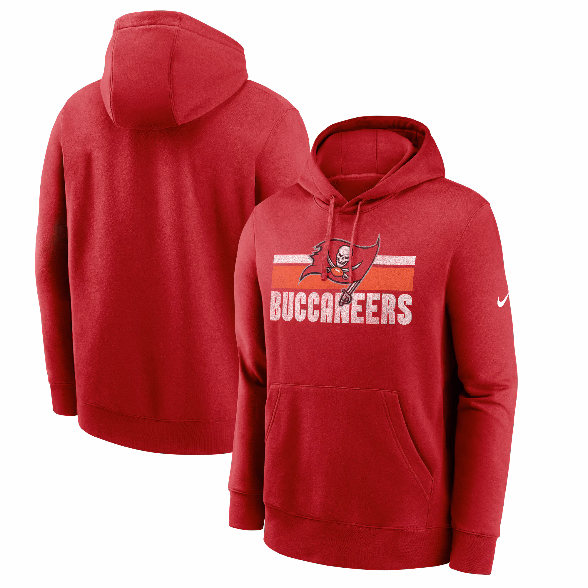 Tampa Bay Buccaneers Club Fleece Pullover Hoodie - Red