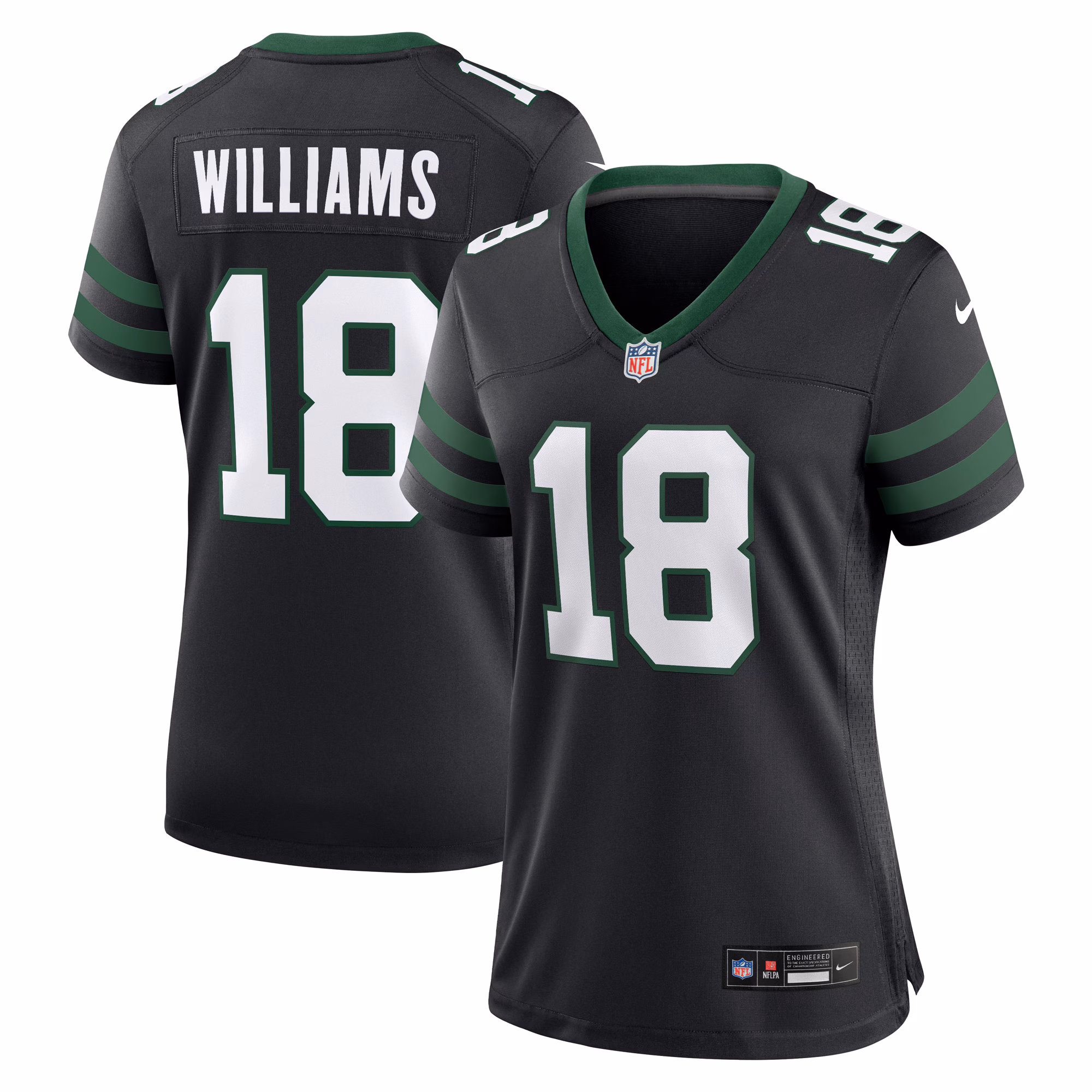 Mike Williams New York Jets Women's  Alternate Game Player Jersey – Legacy Black