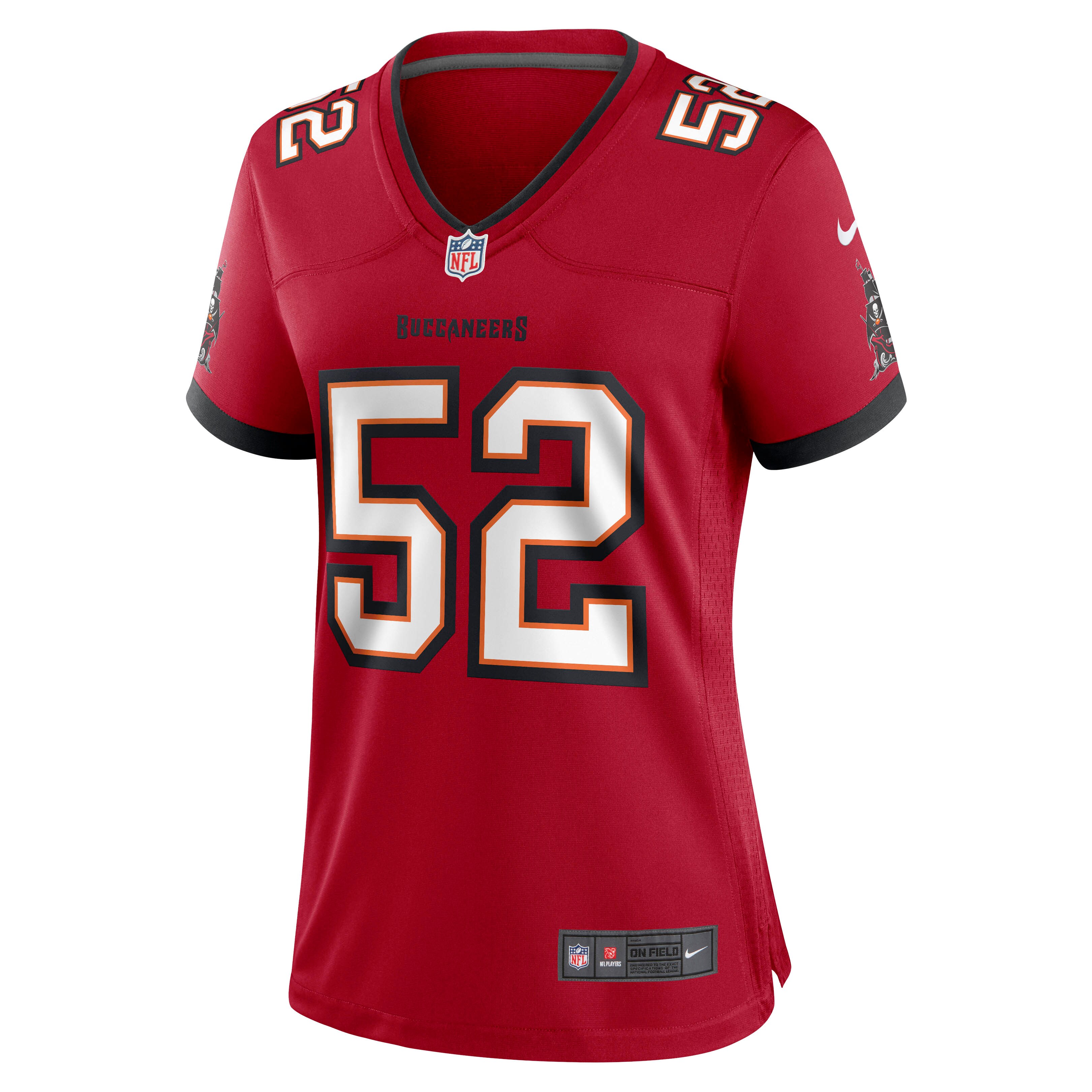 K.J. Britt Tampa Bay Buccaneers  Women's Game Jersey - Red