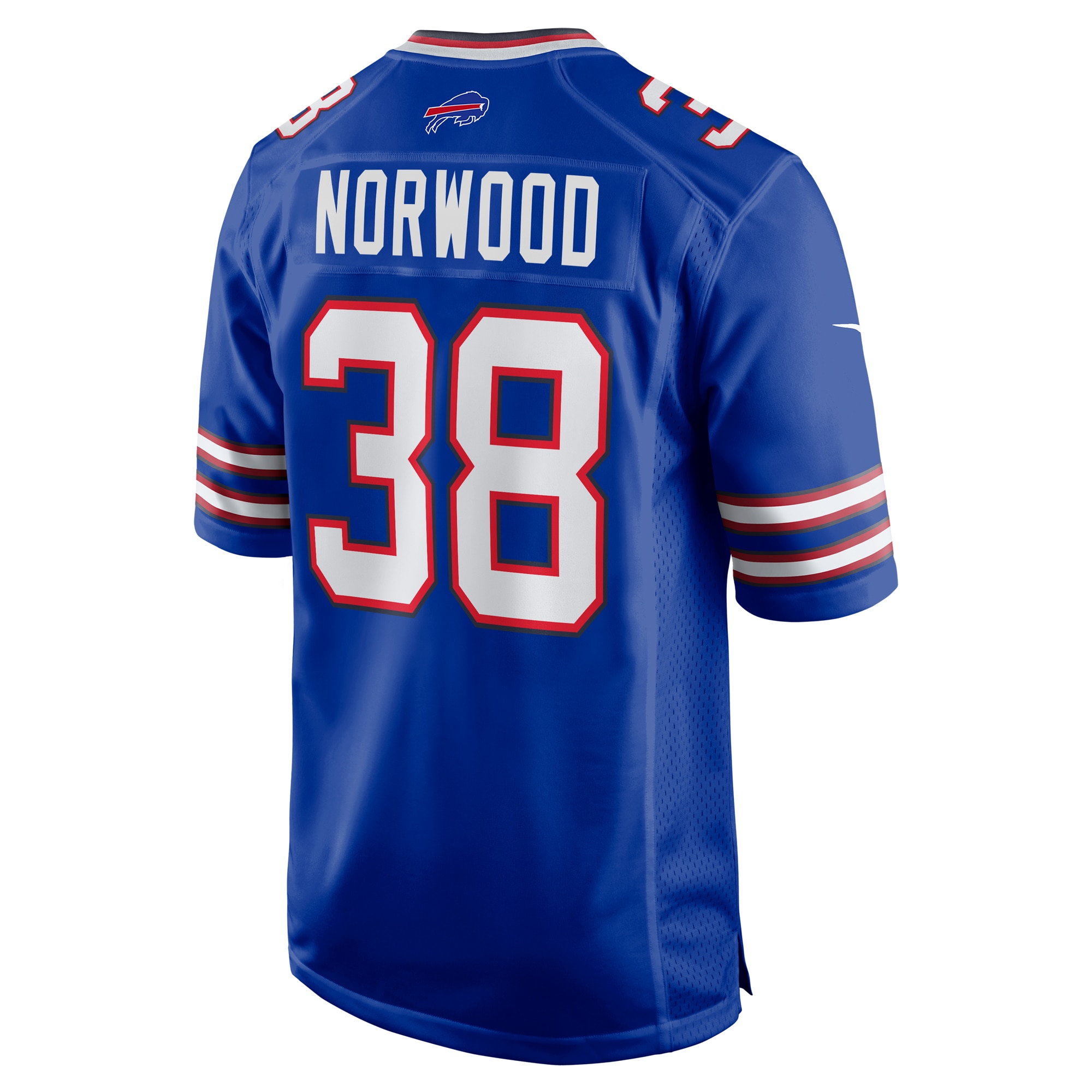Tre Norwood Buffalo Bills Team Game Jersey -  Royal