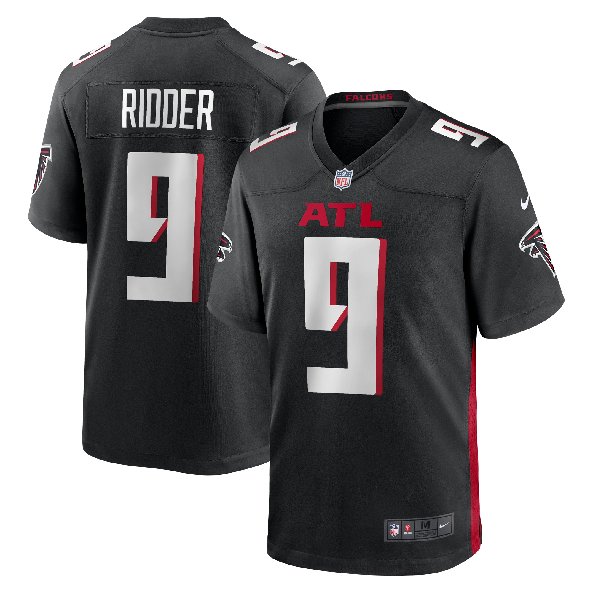 Desmond Ridder Atlanta Falcons  Game Player Jersey - Black