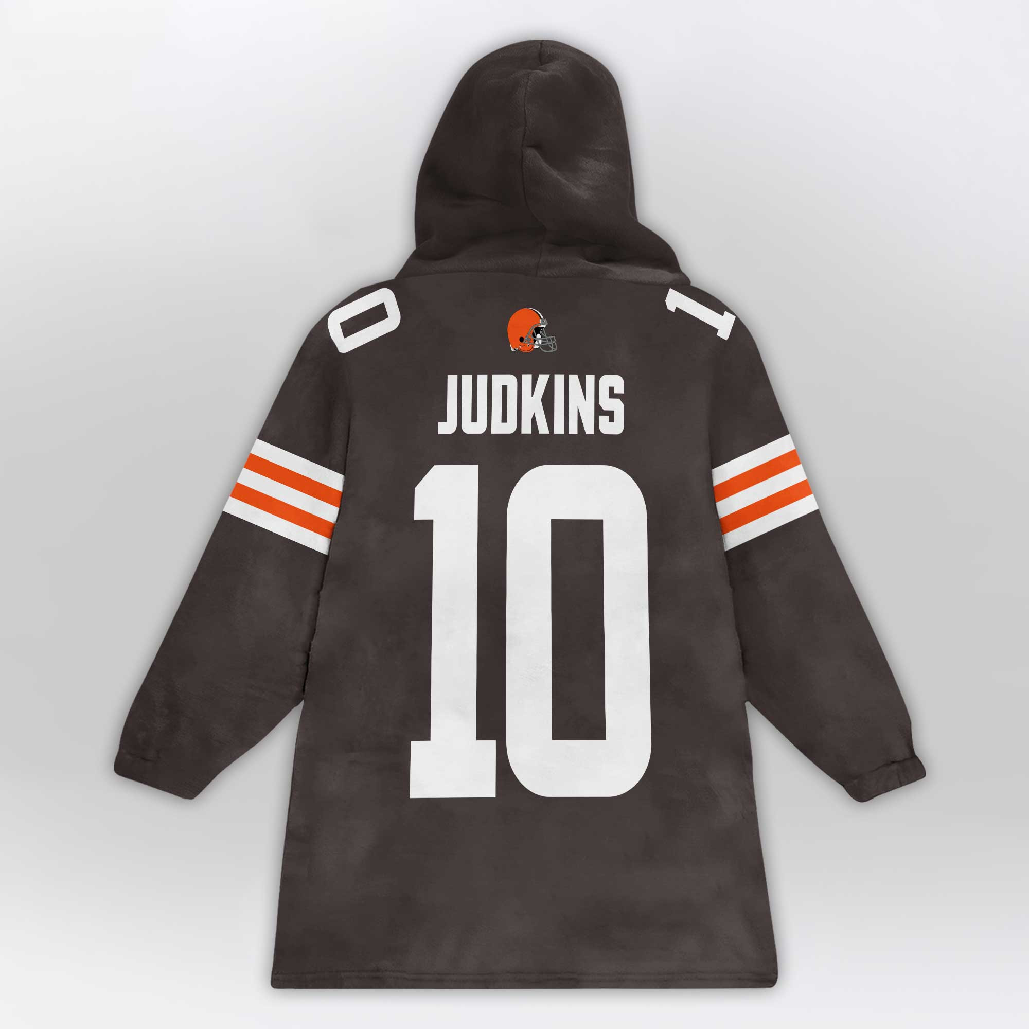 Q.J 10 Cleveland Football Unisex Blanket Hoodie