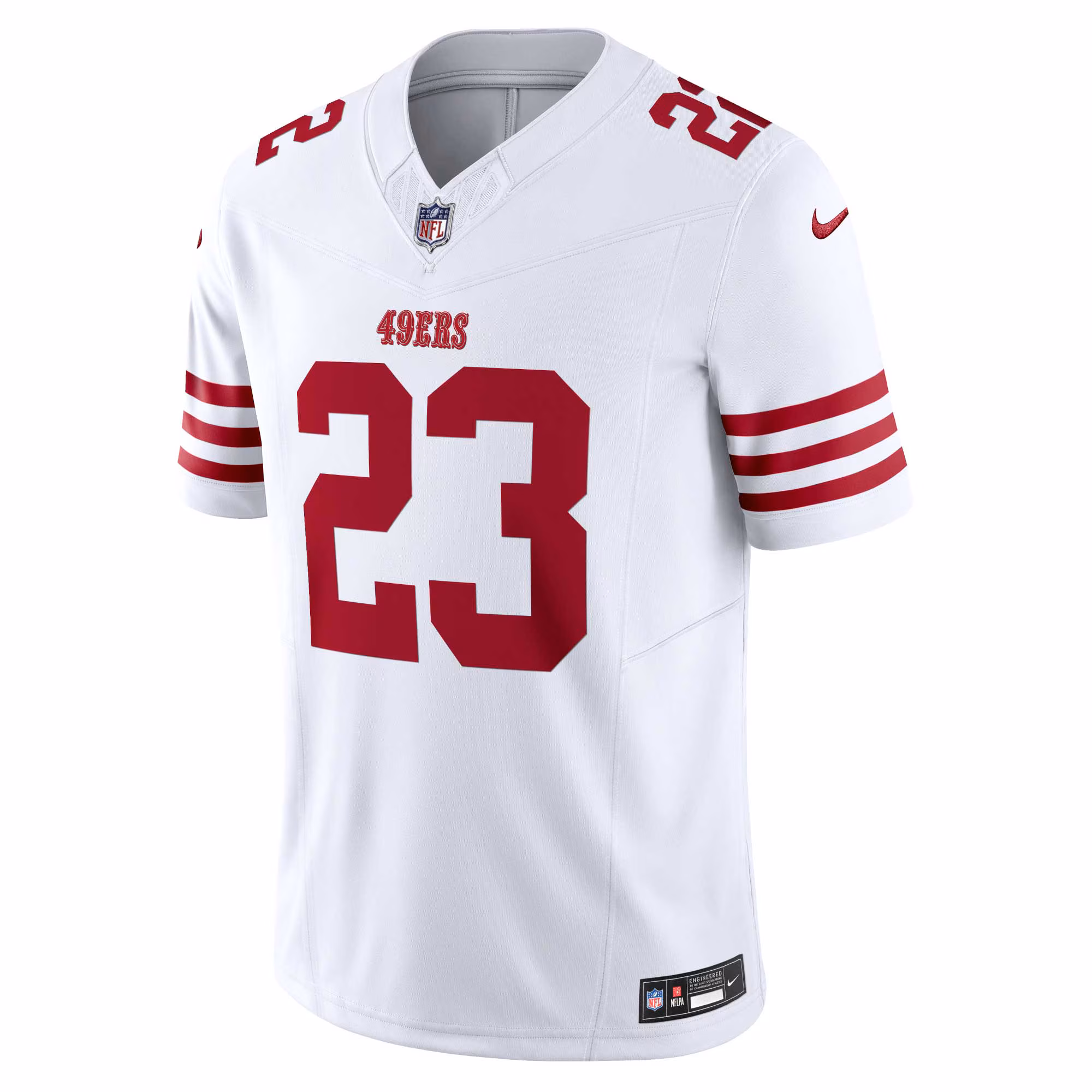 Christian McCaffrey San Francisco 49ers Vapor F.U.S.E. Limited Jersey - White