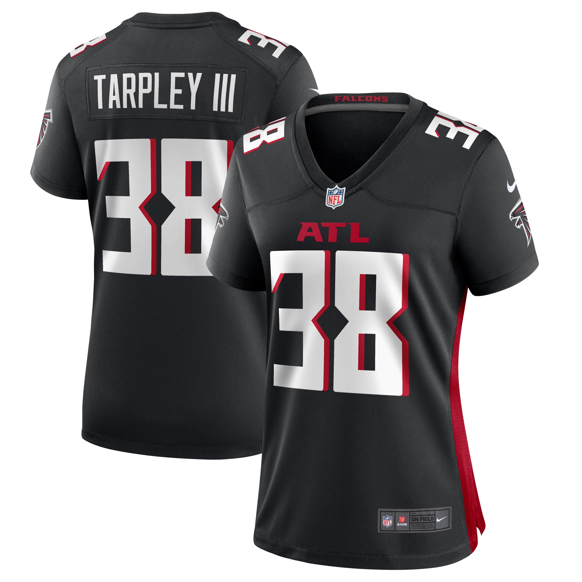 Arnold Tarpley III Atlanta Falcons Women's  Game Jersey -  Black