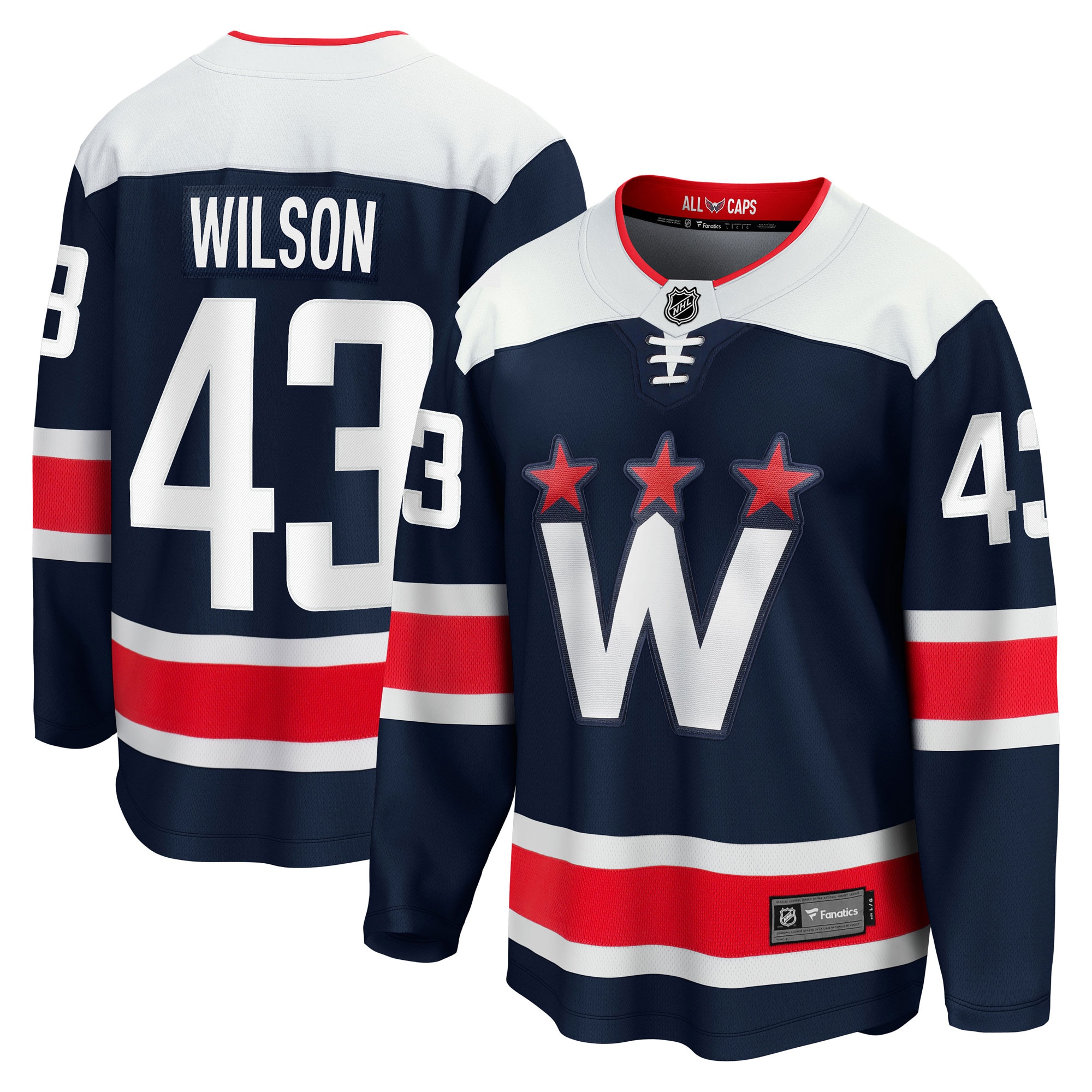 Tom Wilson Washington Capitals 2020/21 Alternate Premier Breakaway Player Jersey - Navy