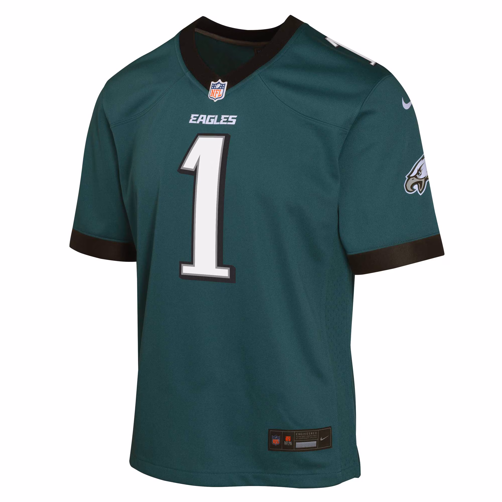 Jalen Hurts Philadelphia Eagles Youth Game Jersey - Kelly Green