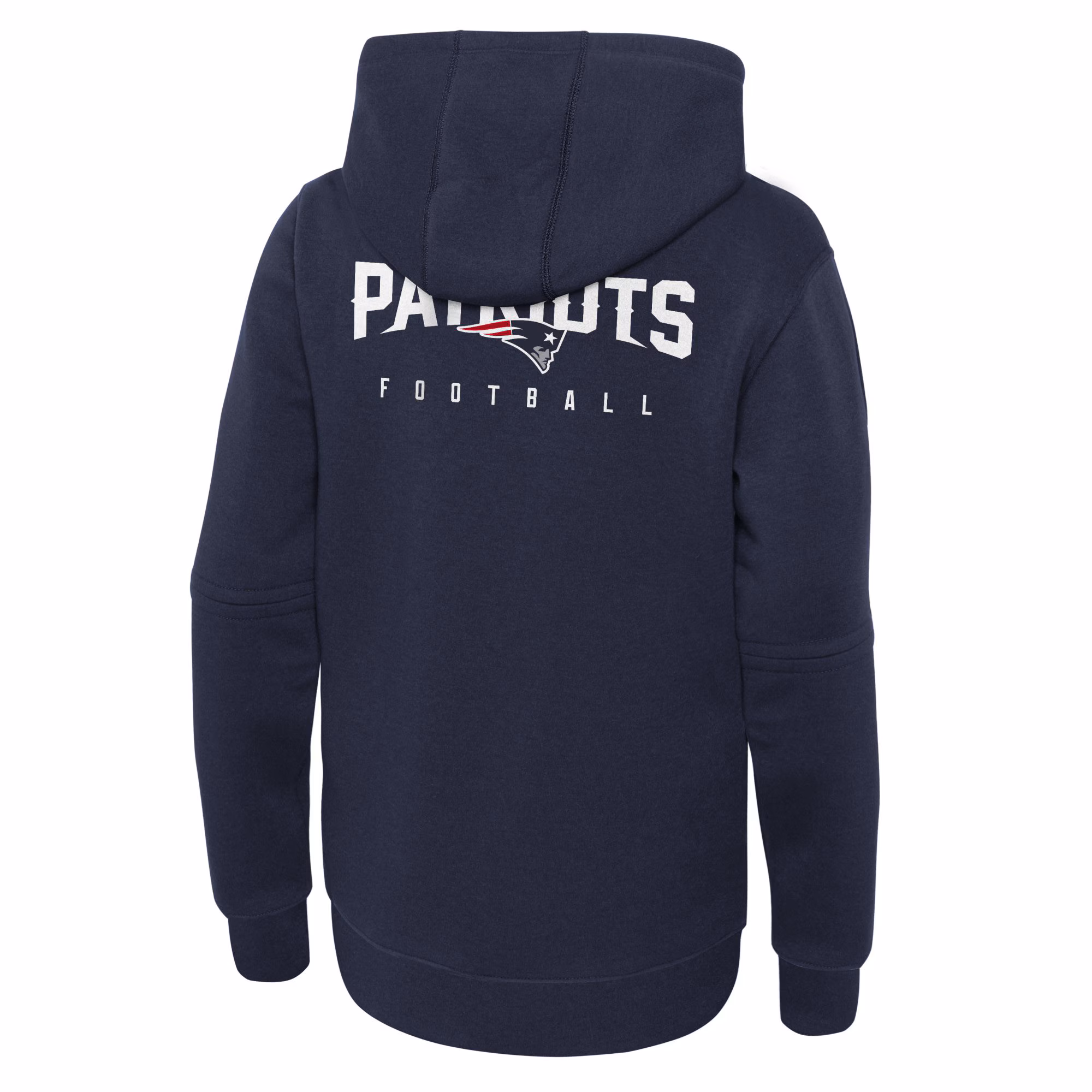 New England Patriots Youth 2023 Sideline Club Fleece Pullover Hoodie - Navy
