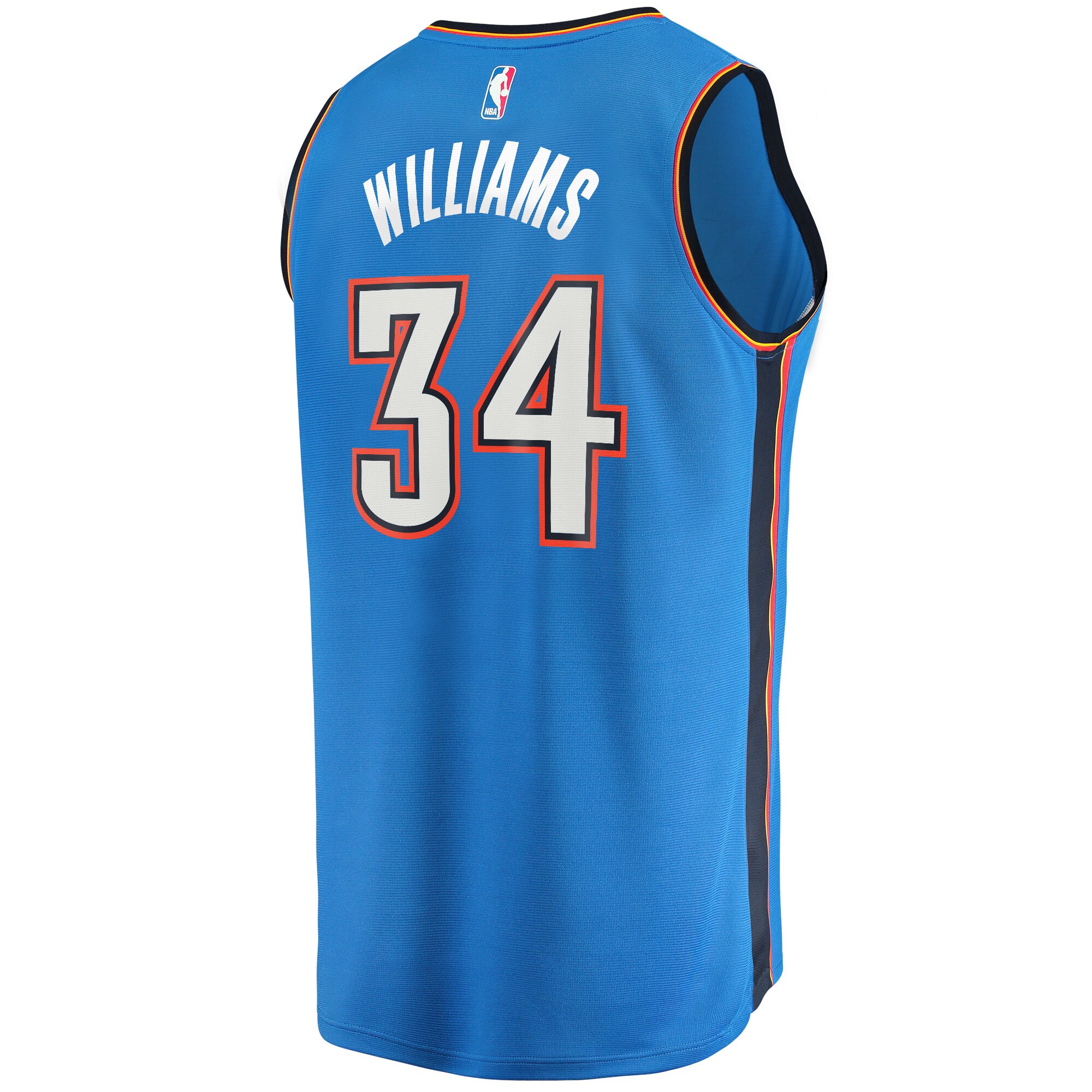Kenrich Williams Oklahoma City Thunder  2021/22 Fast Break Replica Jersey - Icon Edition - Blue