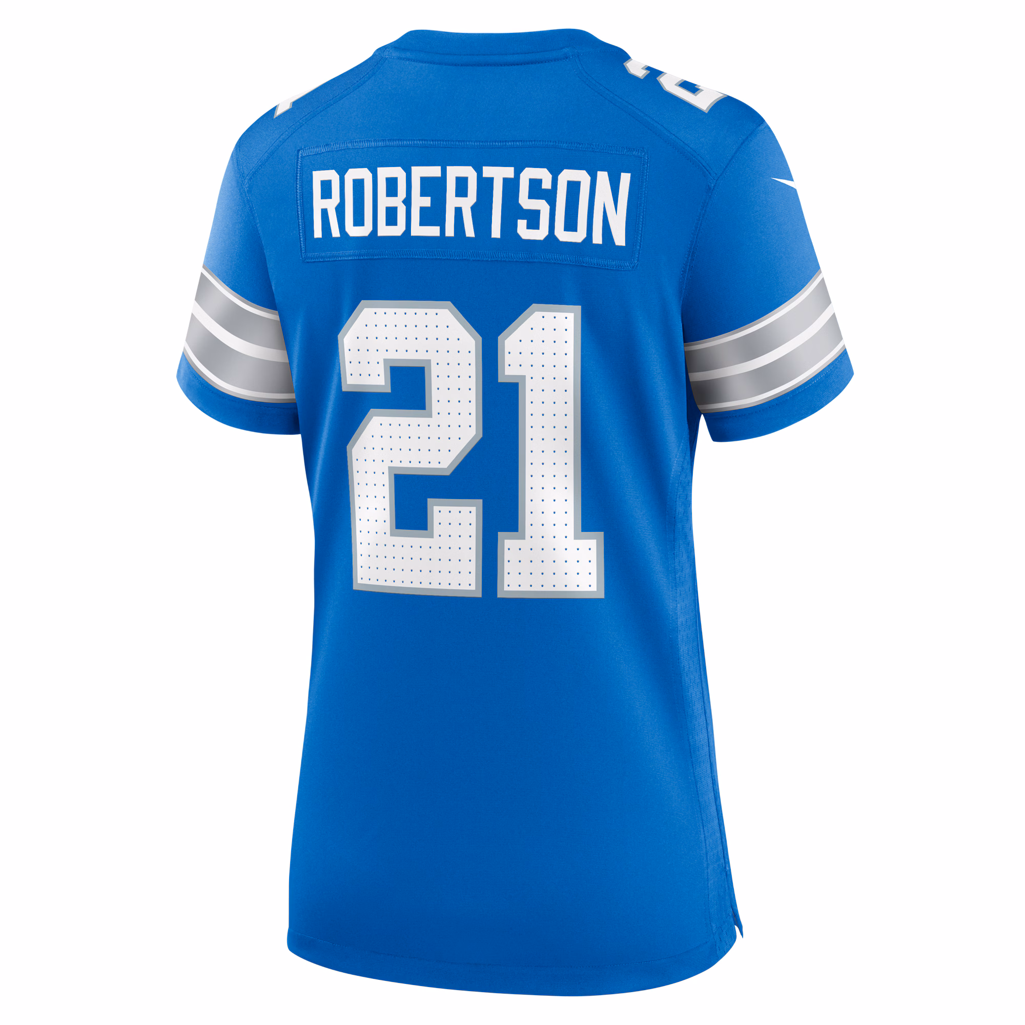 Amik Robertson Detroit Lions Women's Team Game Jersey -  Blue