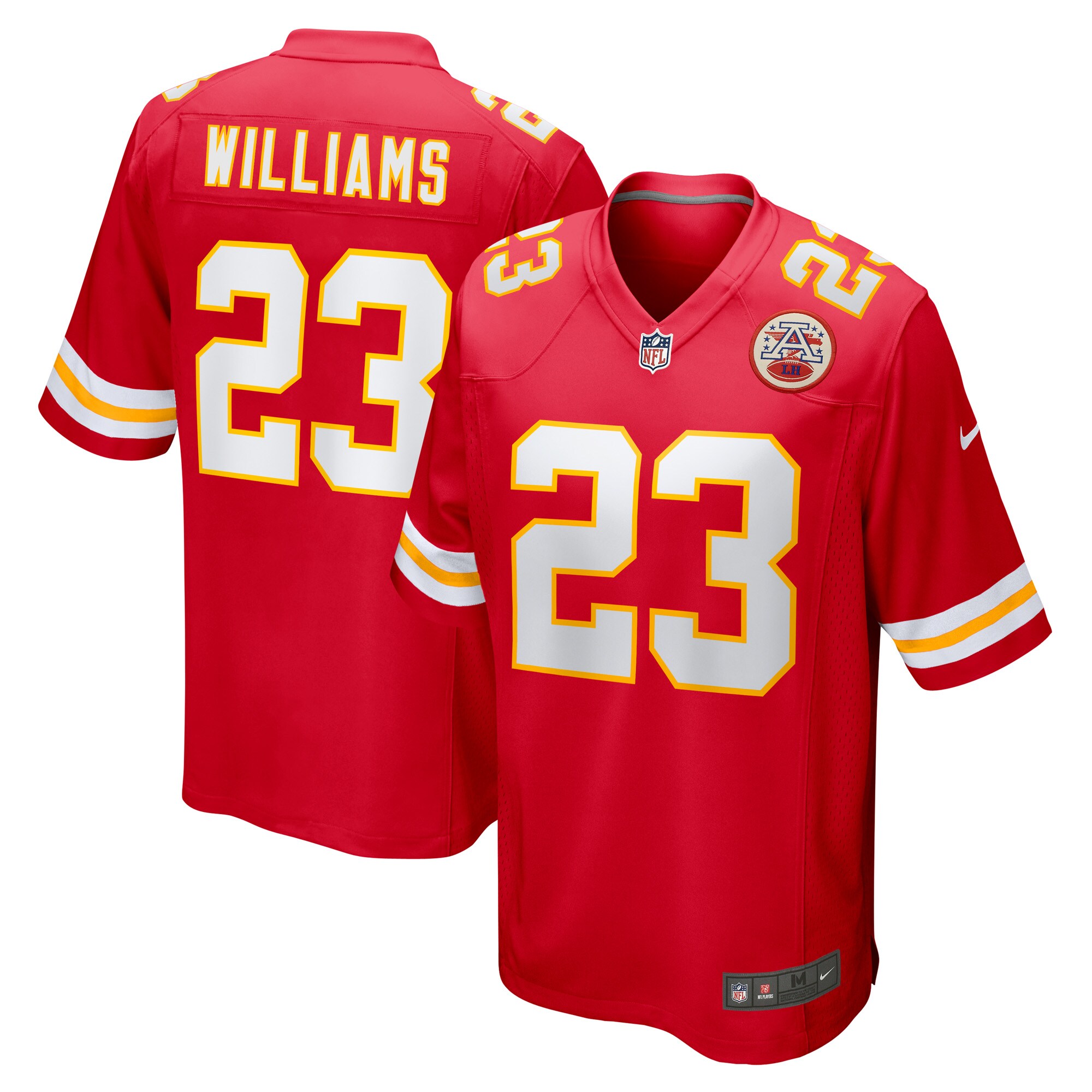 Joshua Williams Kansas City Chiefs  Game Player Jersey - Red