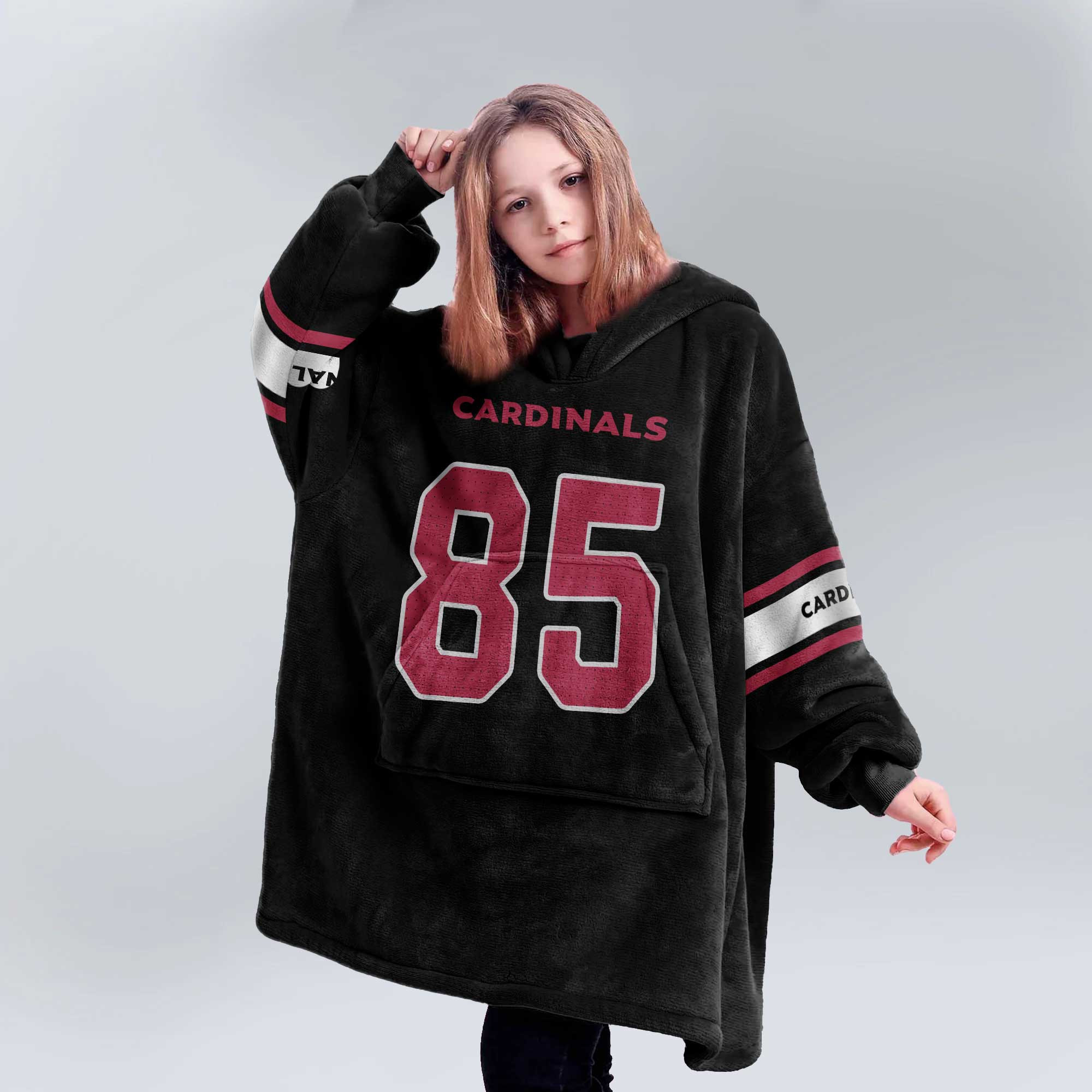 Kid 85 Arizona Football Unisex Blanket Hoodie