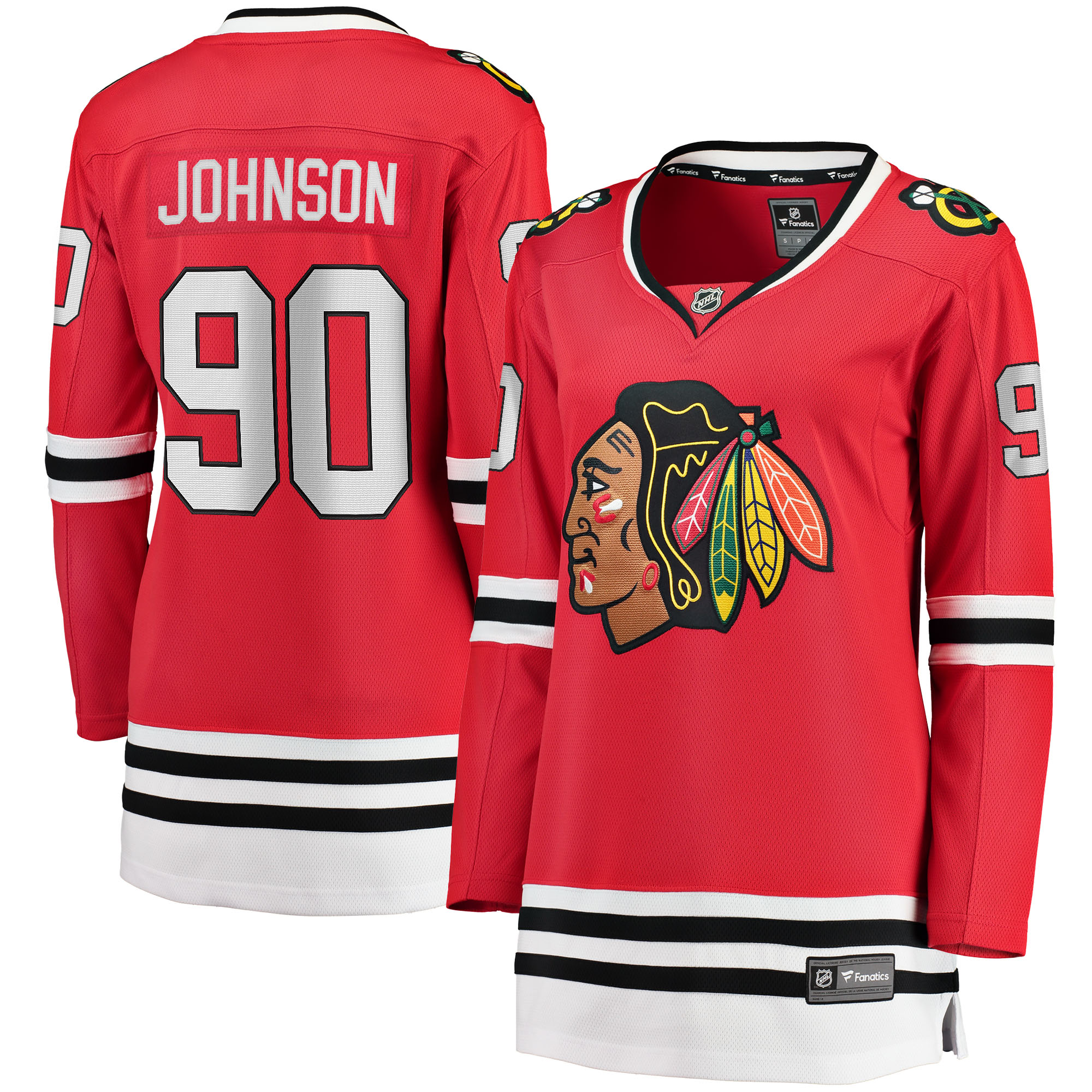 Tyler Johnson Chicago Blackhawks Women's Breakaway Player Jersey - Red