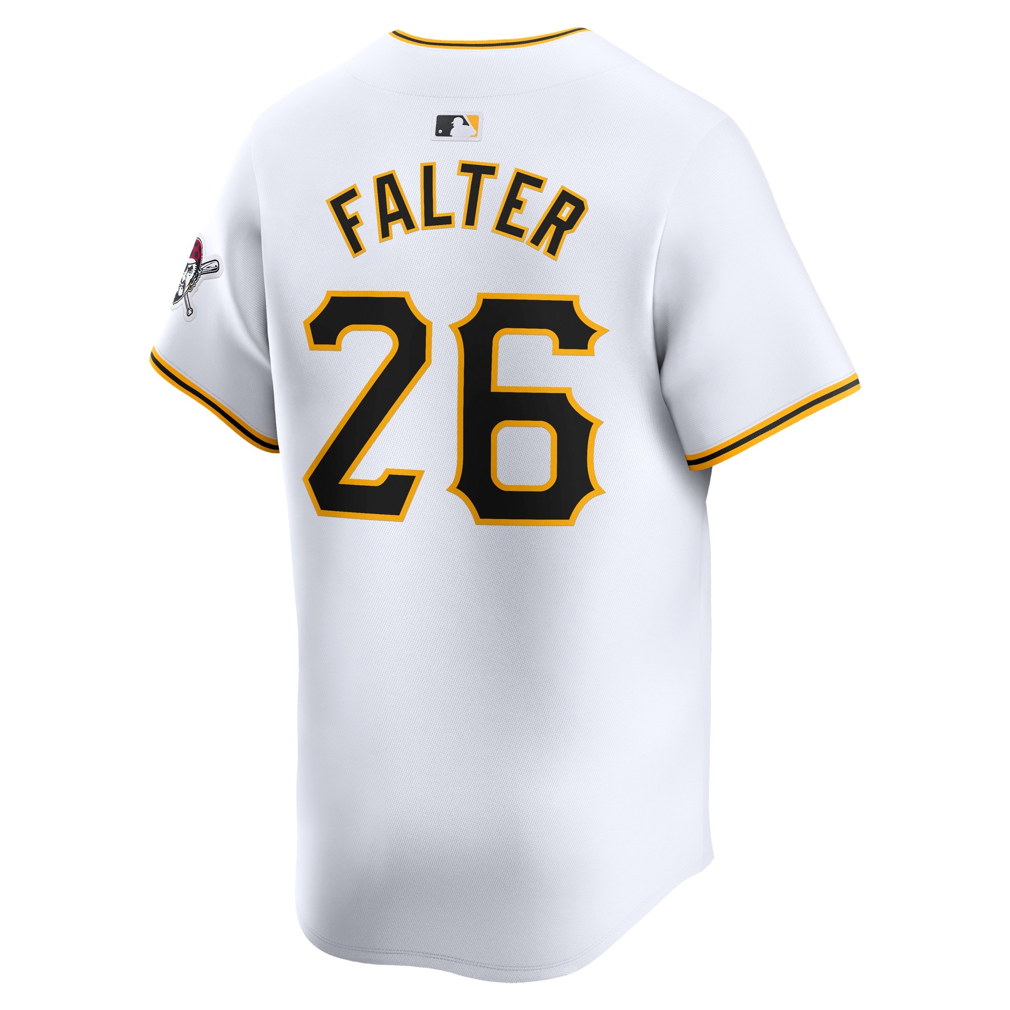 Men's Pittsburgh Pirates Bailey Falter  White Home Limited Player Jersey