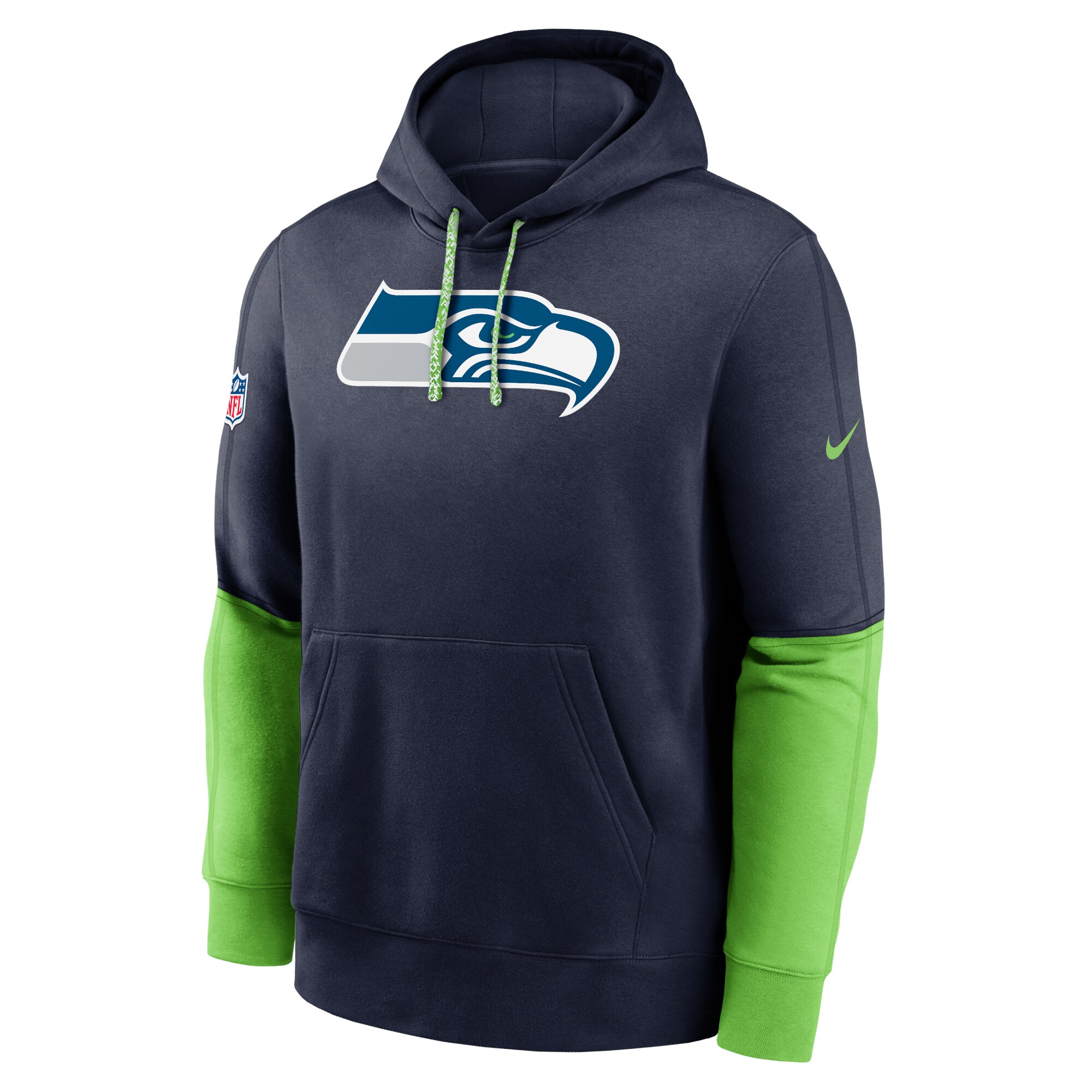 Seattle Seahawks 2024 Sideline Club Pullover Hoodie - Anthracite