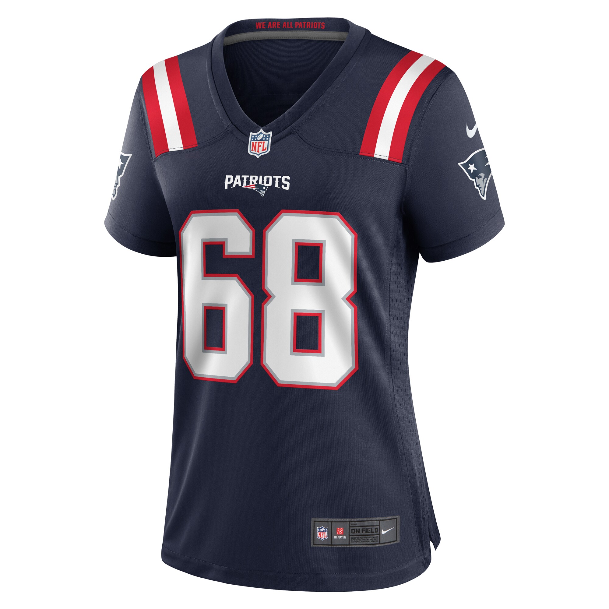 Atonio Mafi New England Patriots Women's Team Game Jersey -  Navy