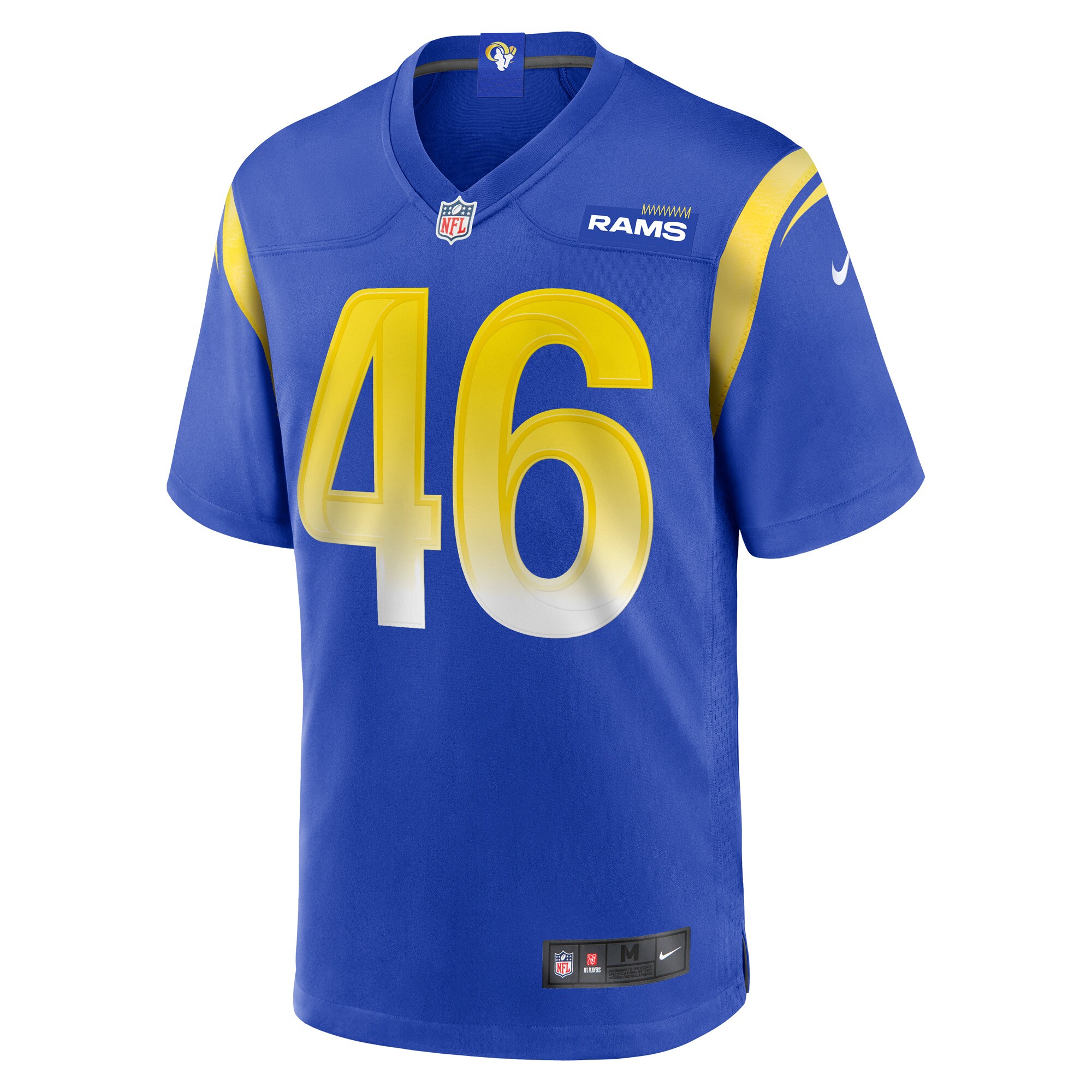 Jared Pinkney Los Angeles Rams  Game Player Jersey - Royal