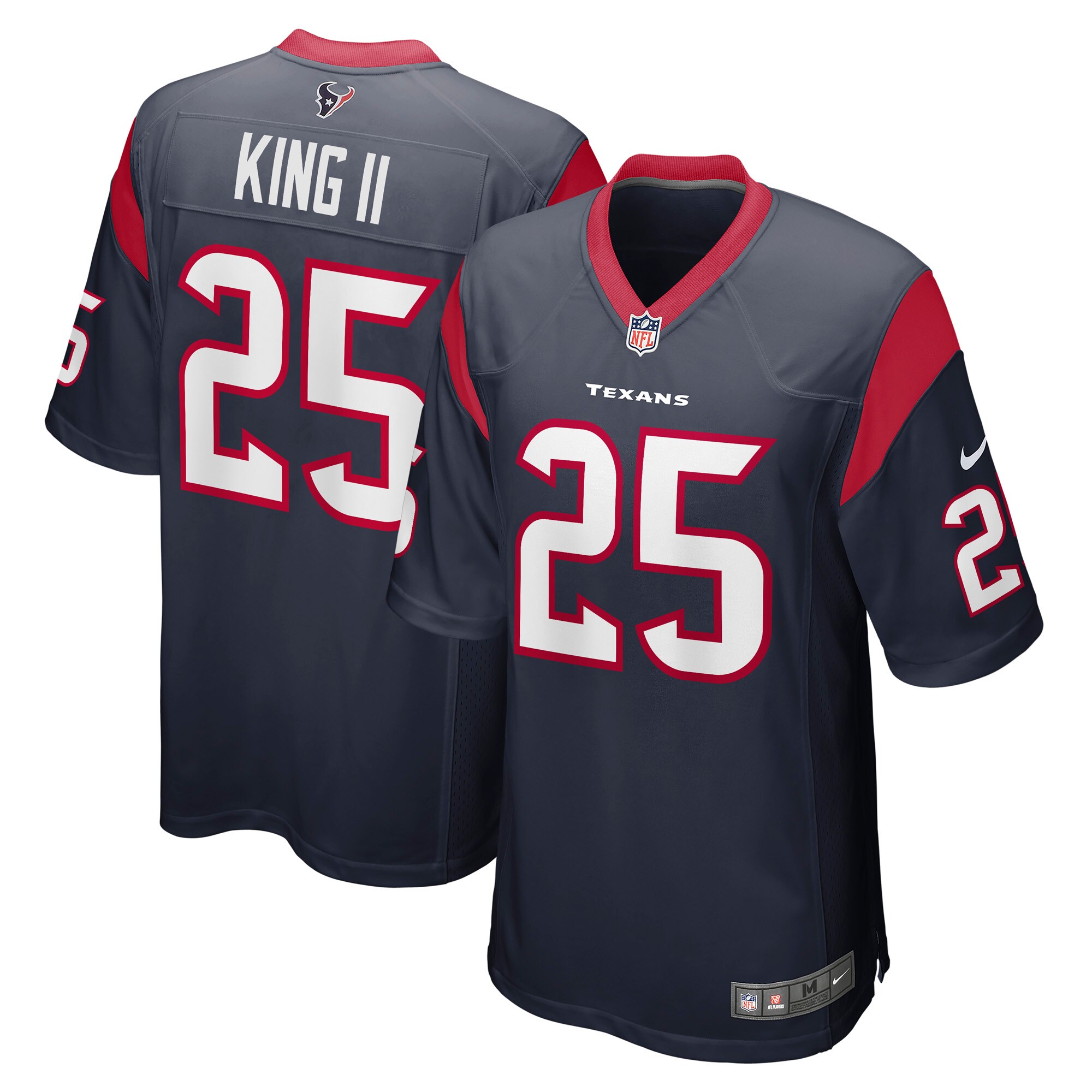 Desmond King II Houston Texans  Game Jersey - Navy