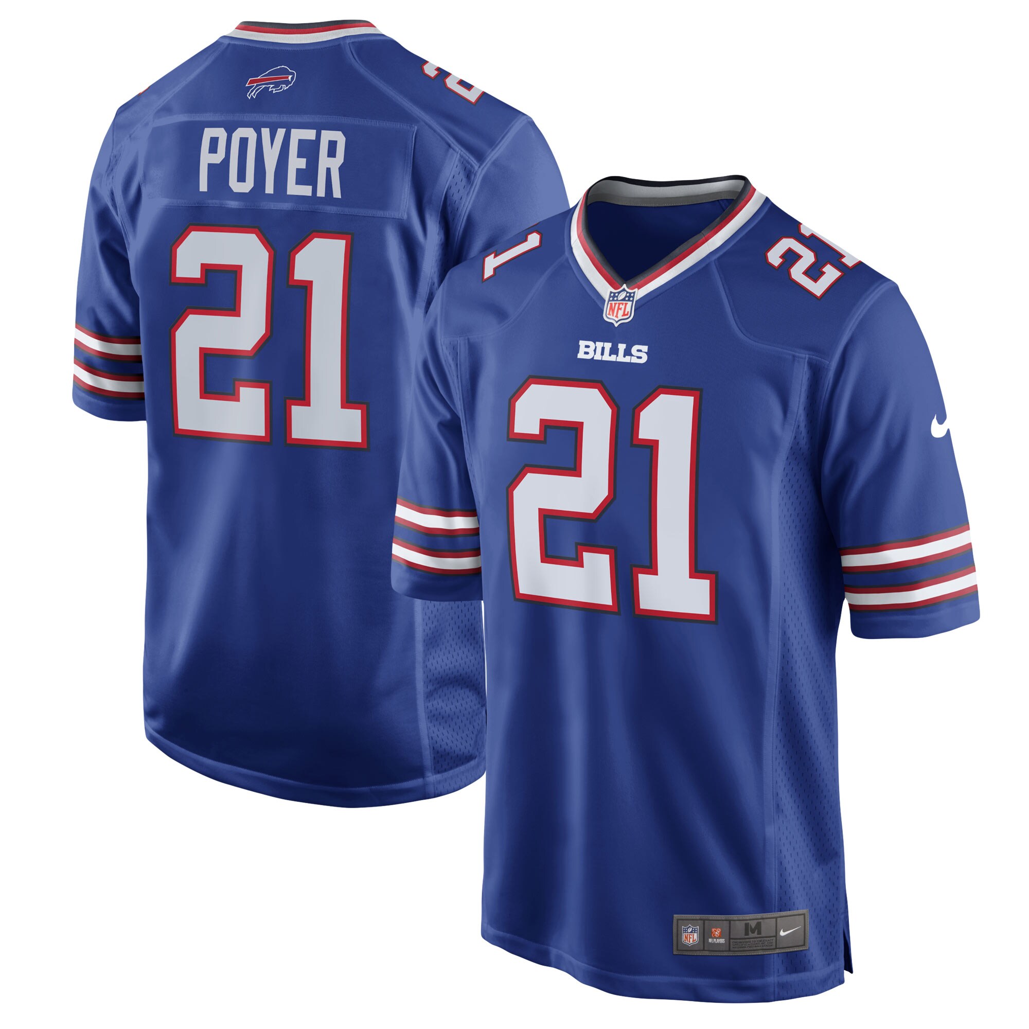Poyer Buffalo Bills  Team Game Jersey - Royal