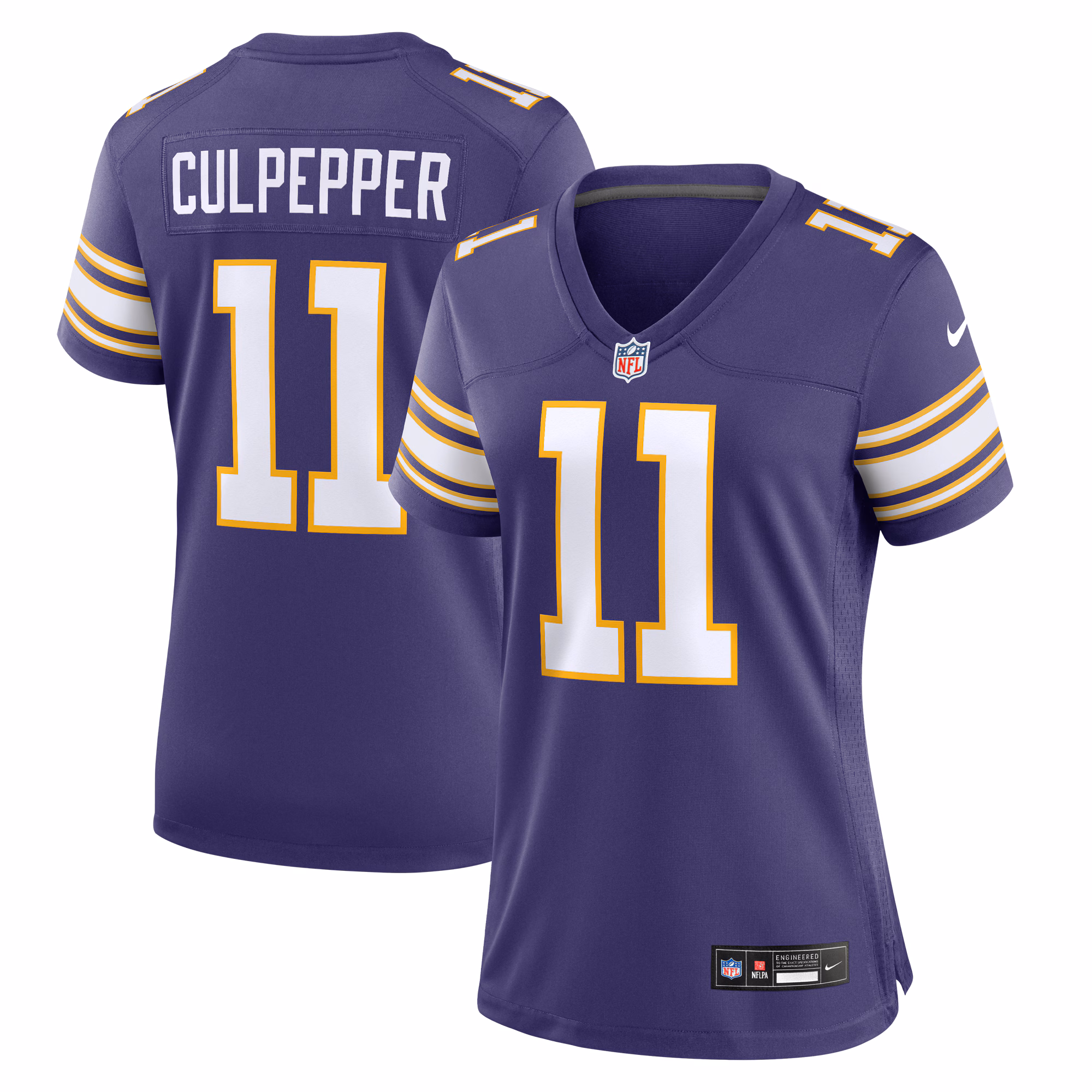 Daunte Culpepper Minnesota Vikings Women's Classic Retired Player Game Jersey - Purple