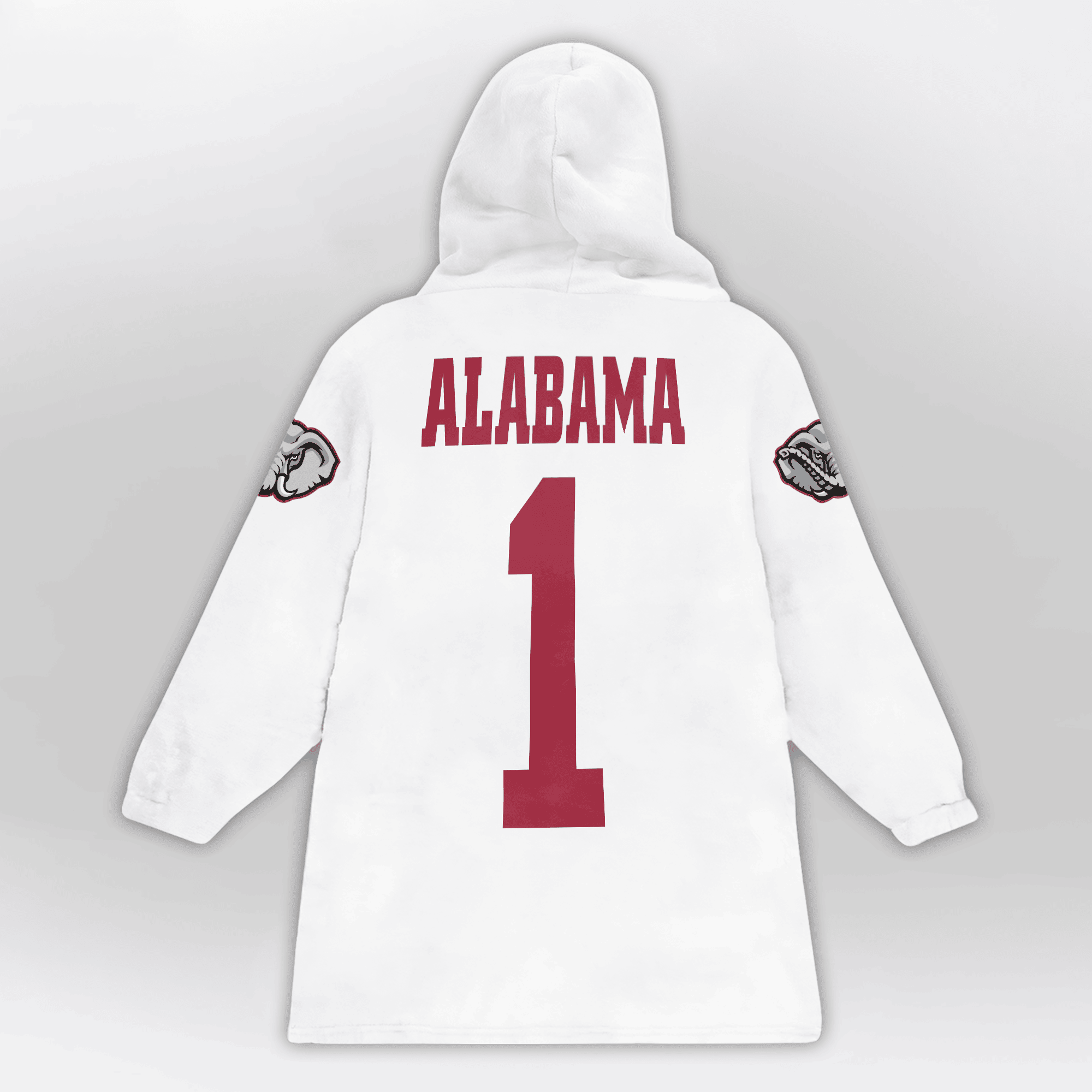 Kid 1 Alabama Football Unisex Blanket Hoodie