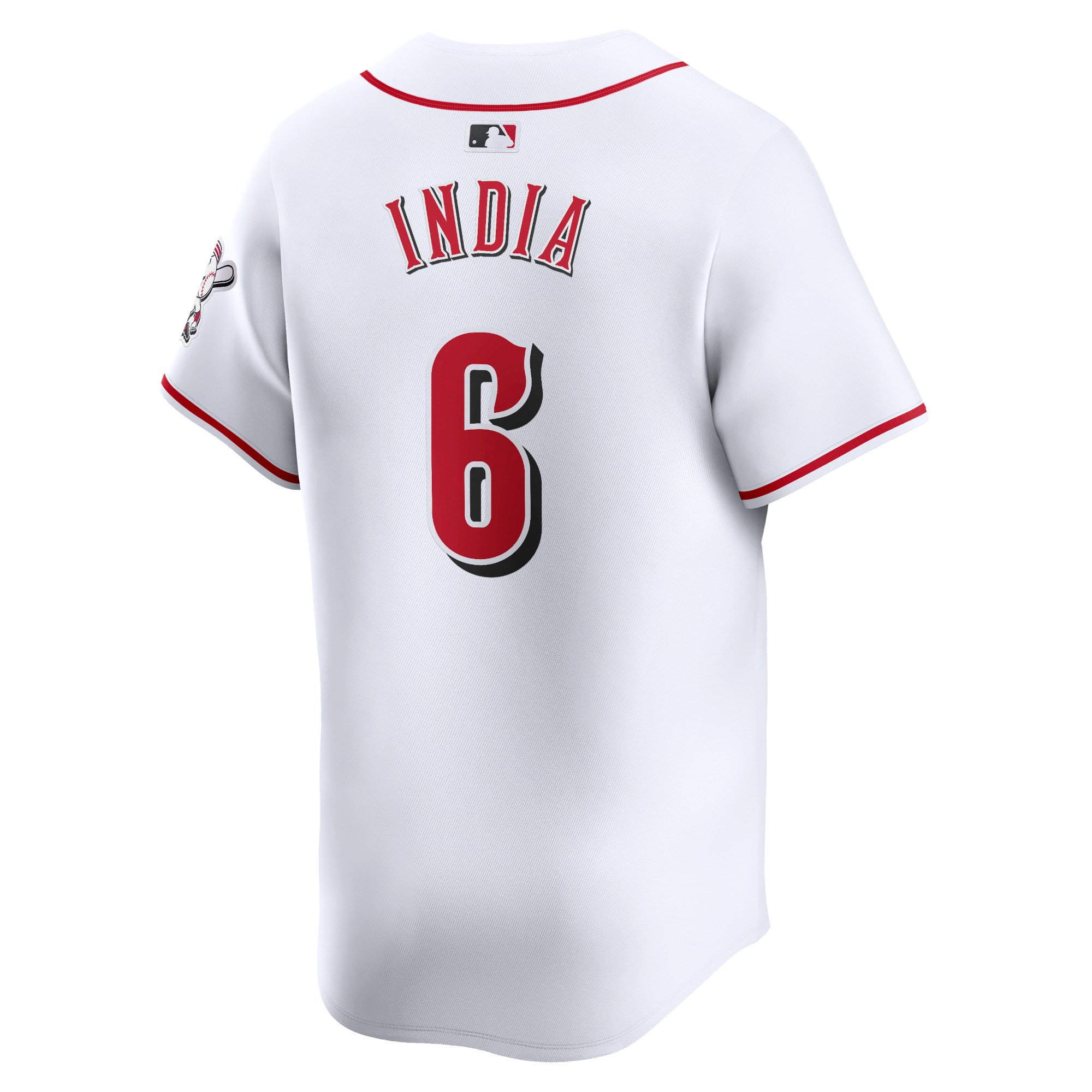 Men's Cincinnati Reds Jonathan India  White Home Limited Player Jersey
