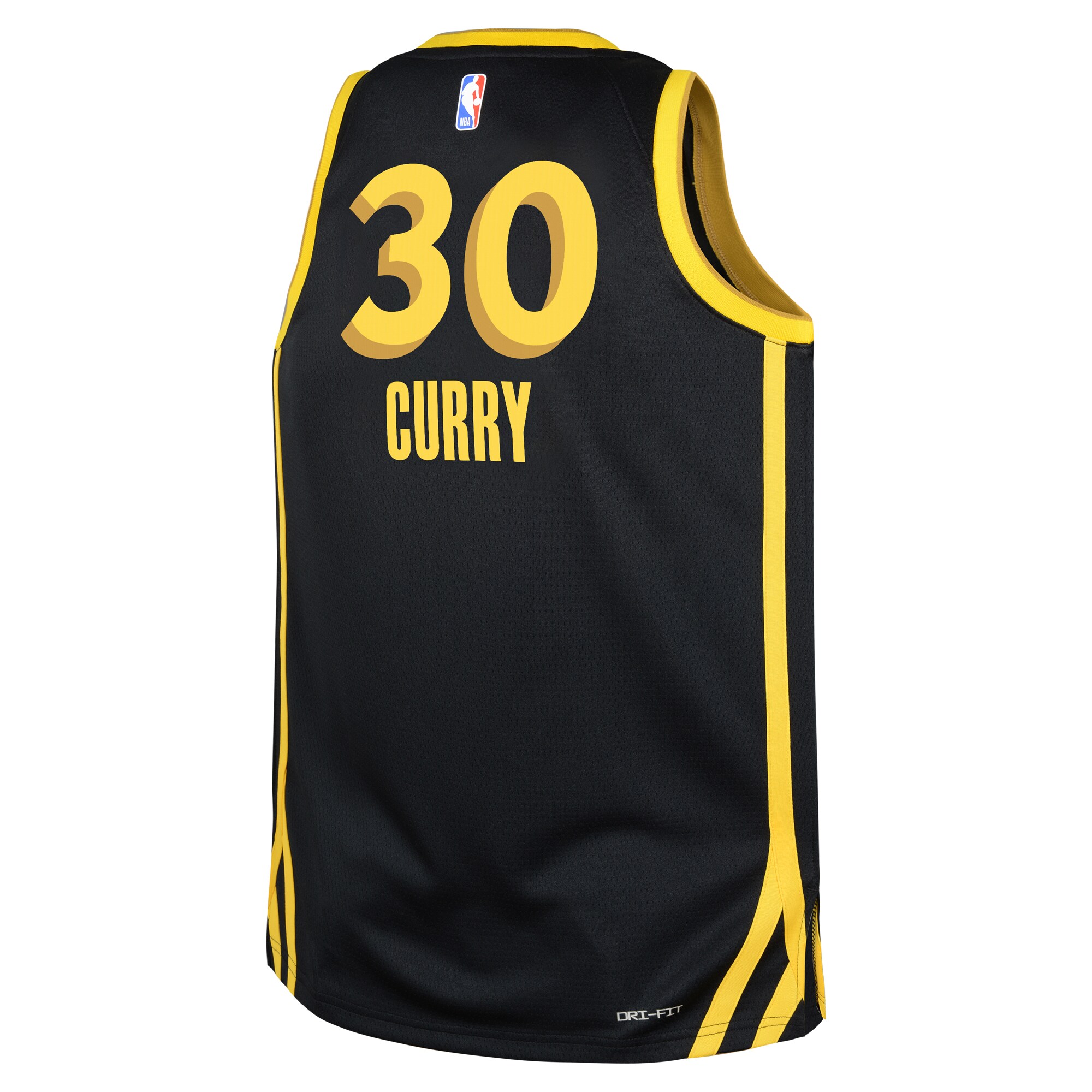 Youth Golden State Warriors Stephen Curry  Black 2023/24 Swingman Replica Jersey - City Edition