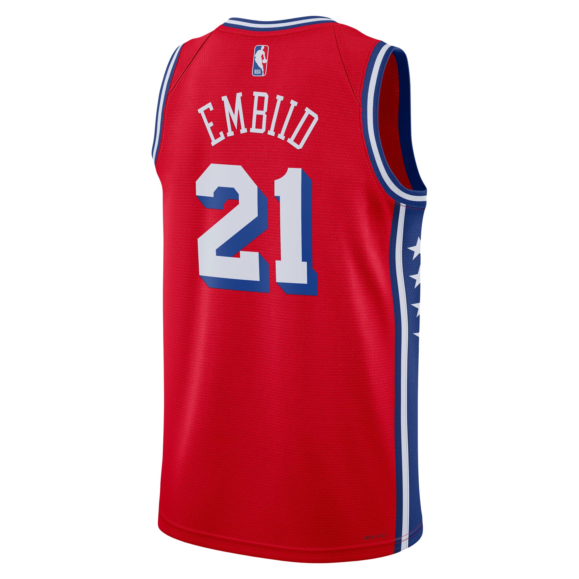 Joel Embiid 2022/23 Philadelphia 76ers  Unisex Swingman Jersey - Statement Edition - Red