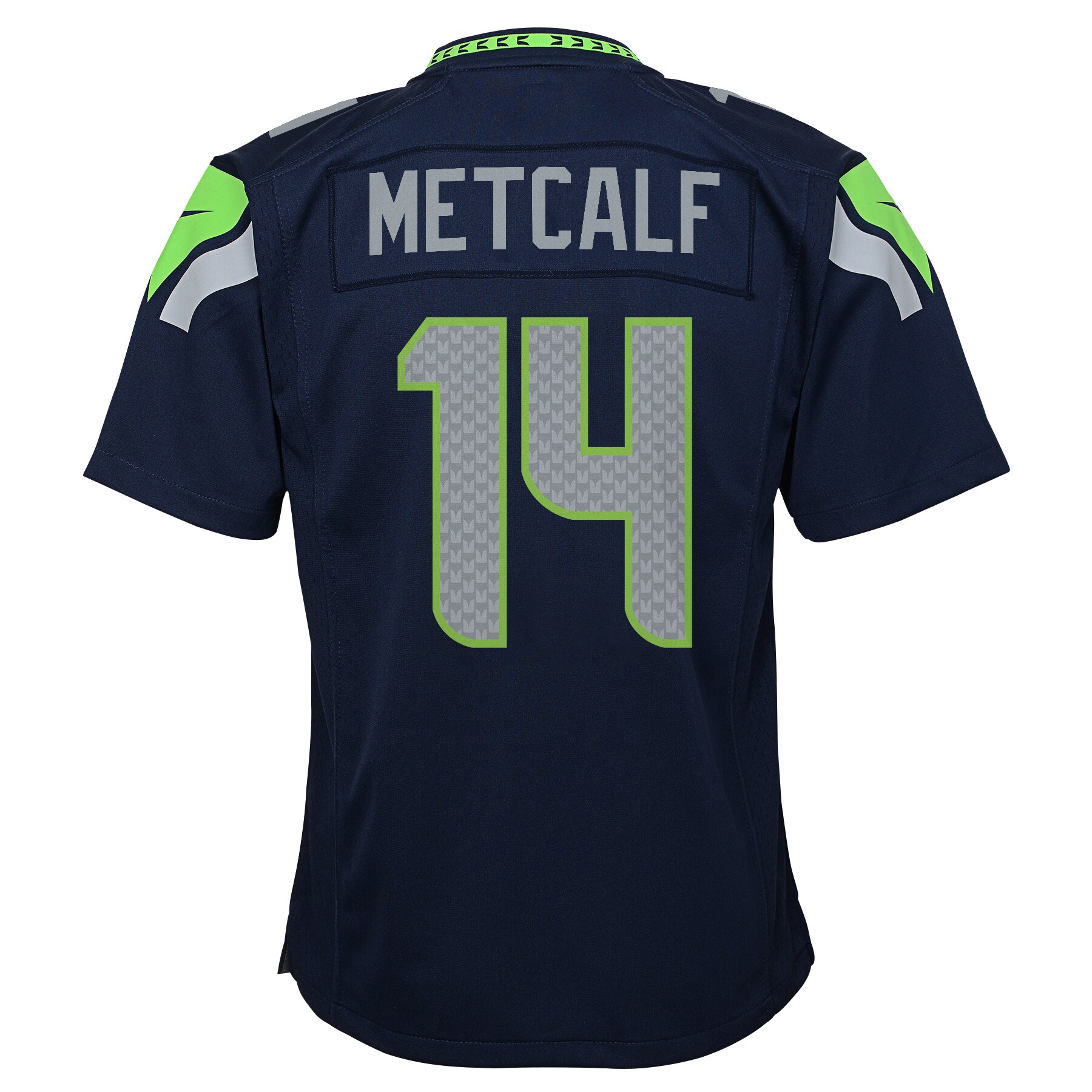 DK Metcalf Seattle Seahawks Youth Game Jersey - Neon Green
