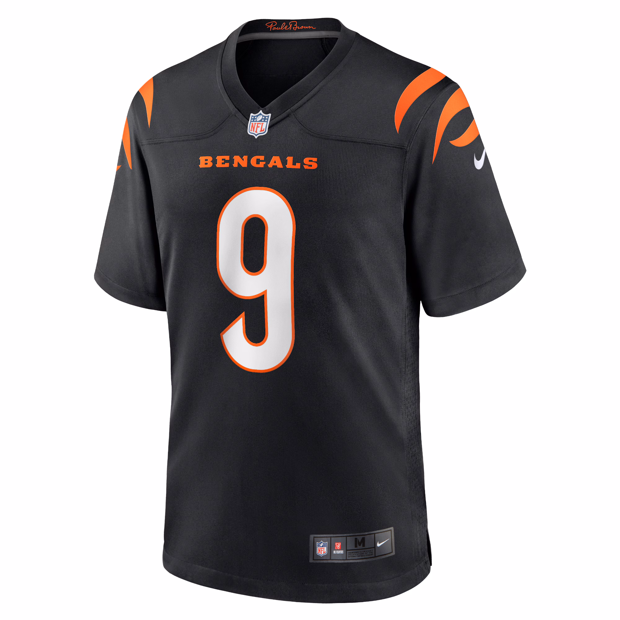 Joe Burrow Cincinnati Bengals Player Game Jersey - Black