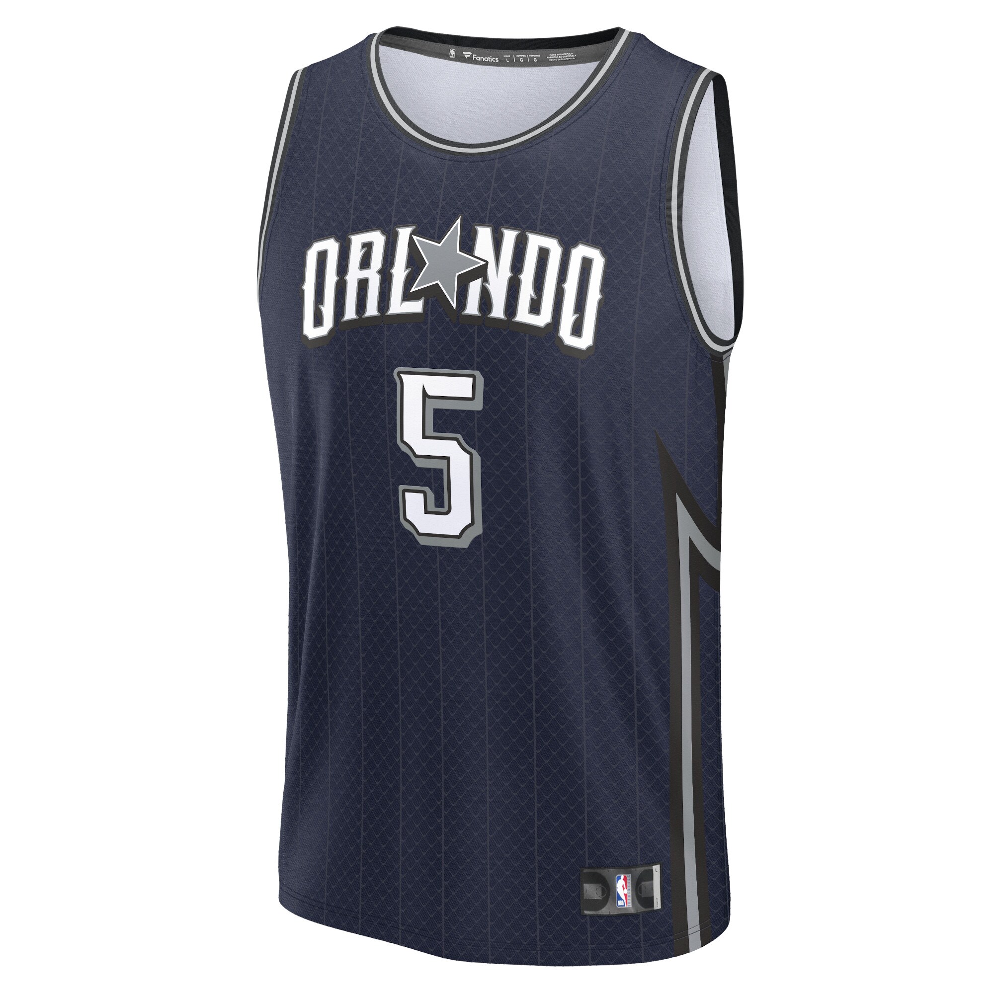 Youth Orlando Magic Paolo Banchero  Navy 2023/24 Fast Break Jersey - City Edition