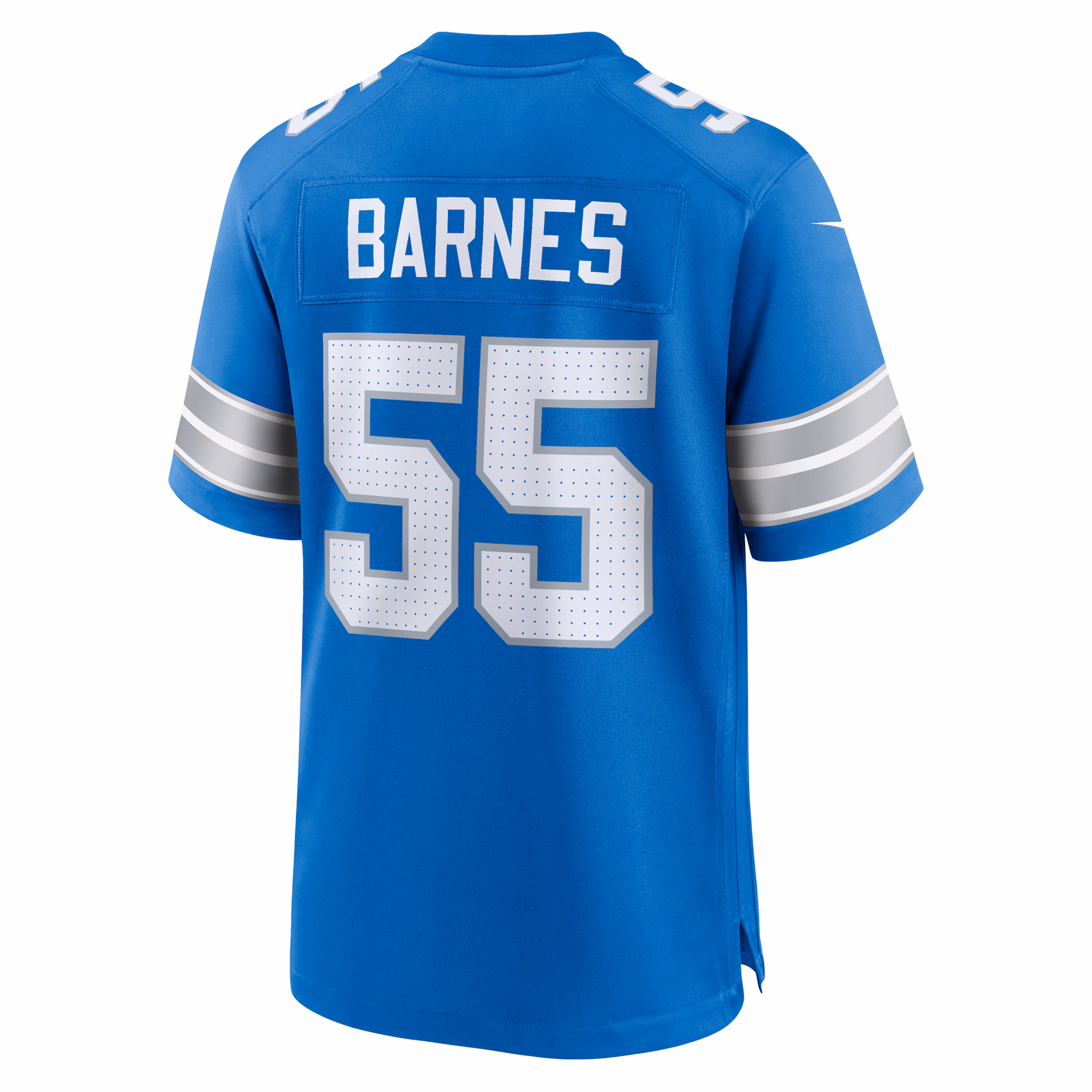 Derrick Barnes Detroit Lions Team Game Jersey -  Blue