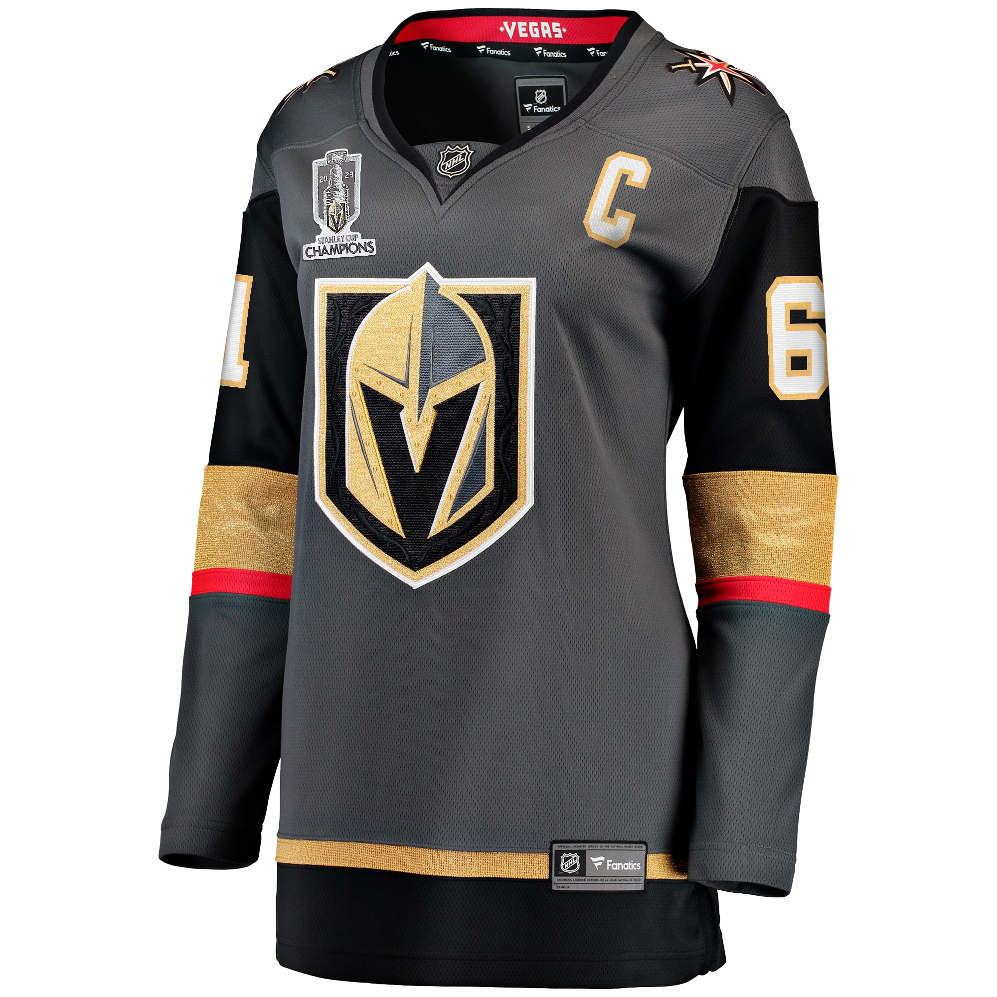 Mark Stone Vegas Golden Knights Women's 2023 Stanley Cup Champions Alternate Breakaway Player Jersey - Black