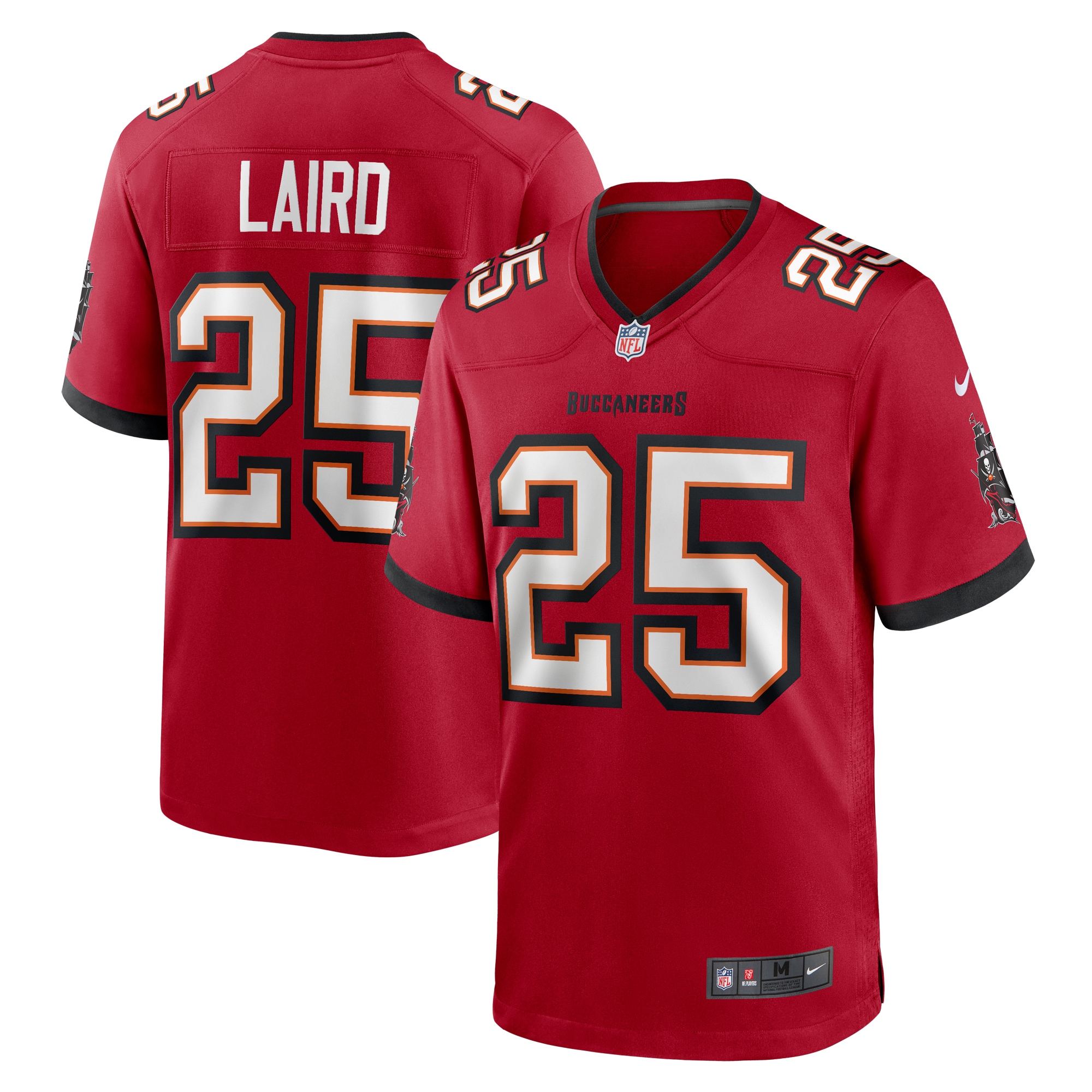 Patrick Laird Tampa Bay Buccaneers  Game Jersey -  Red