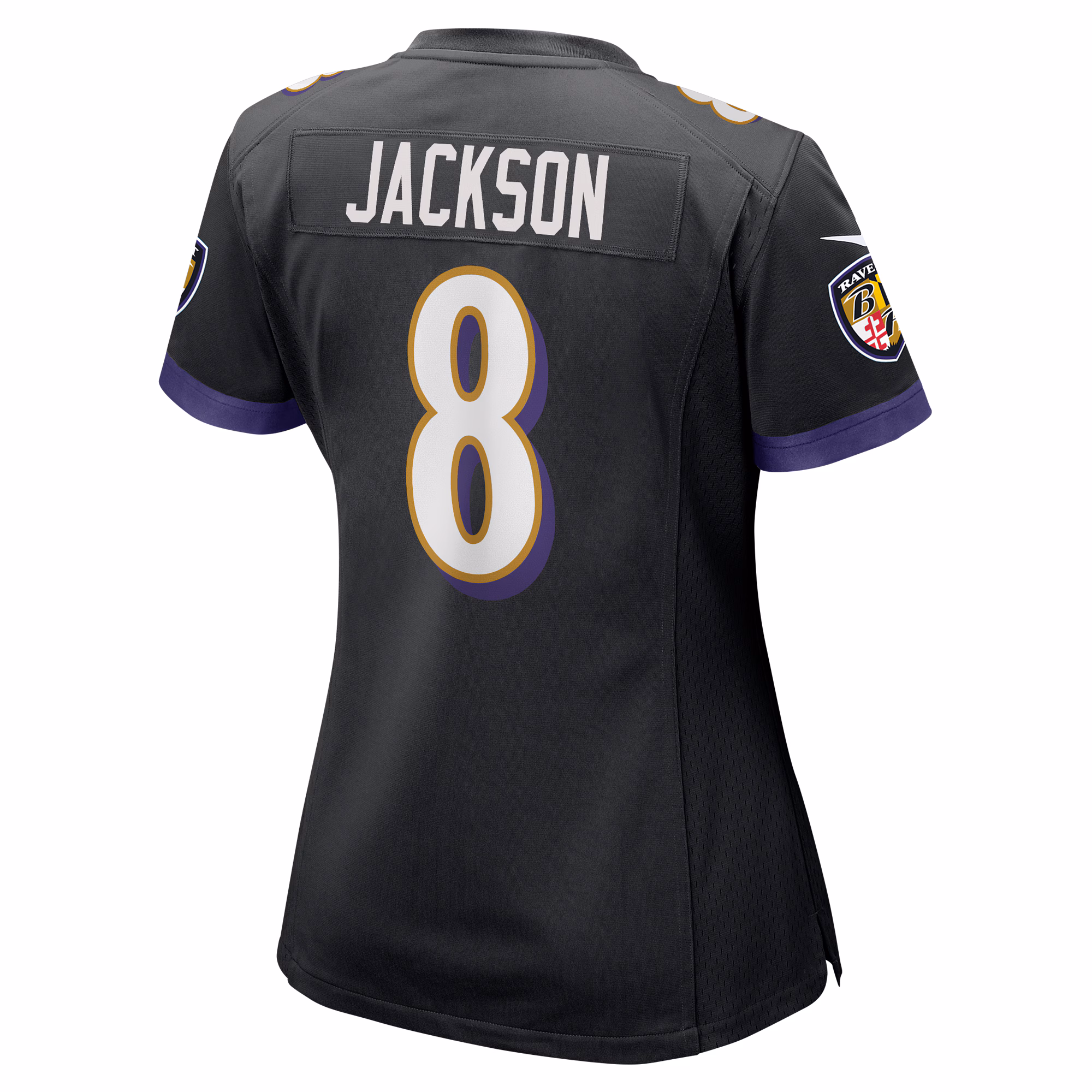 Lamar Jackson Baltimore Ravens Women's Alternate Game Jersey -  Black