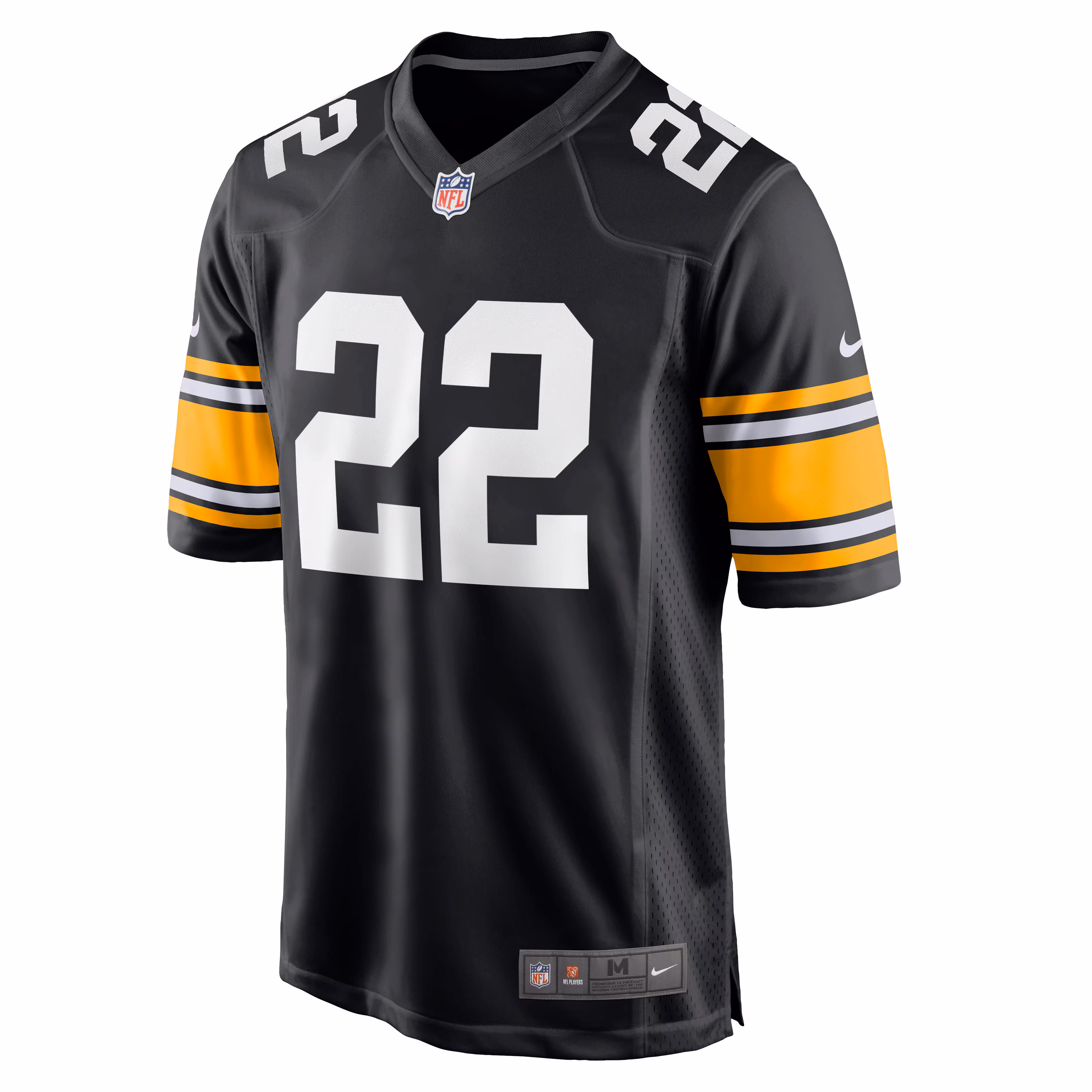 Najee Harris Pittsburgh Steelers Game Player Jersey - Black