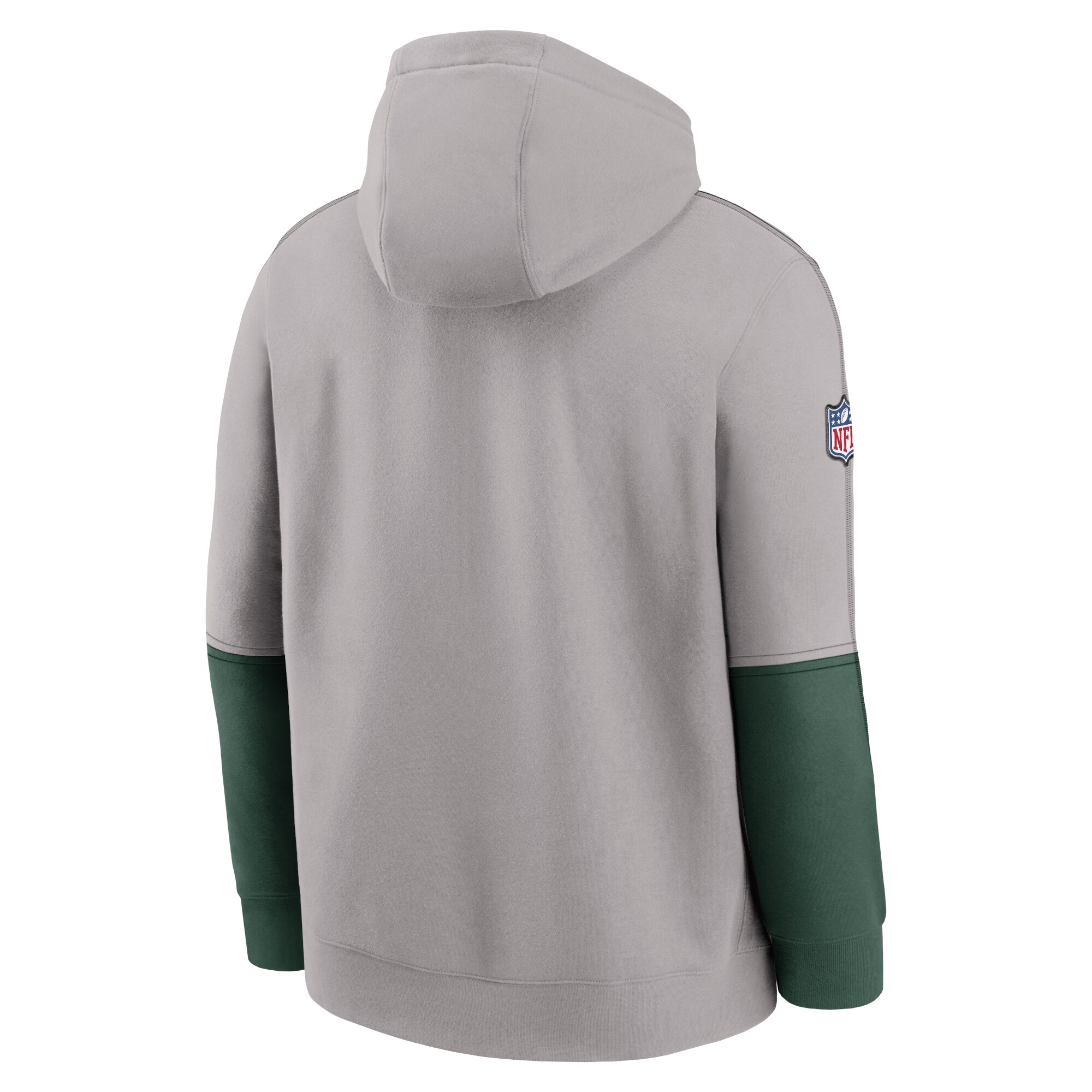 Green Bay Packers  Alternate Logo Club Tri-Blend Pullover Hoodie - Gray