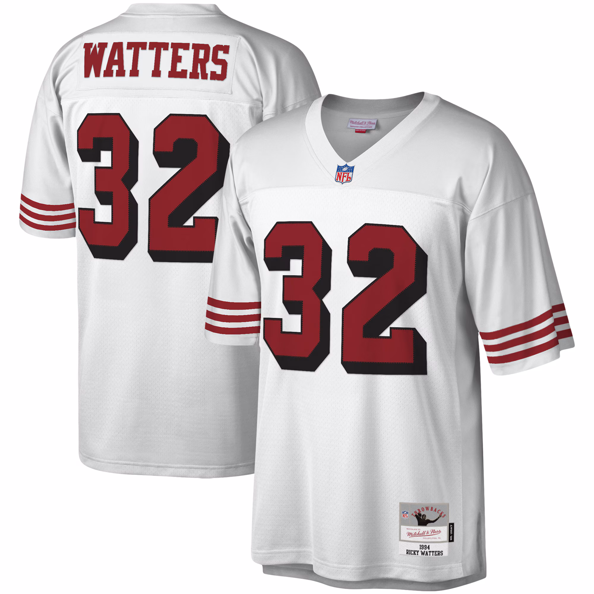 Ricky Watters San Francisco 49ers Legacy Replica Jersey - White