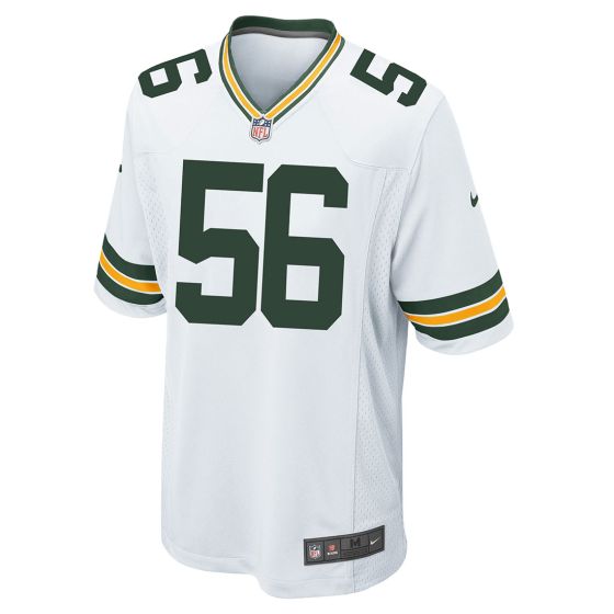 Green Bay Packers #56 Edgerrin Cooper Away Game Jersey-White