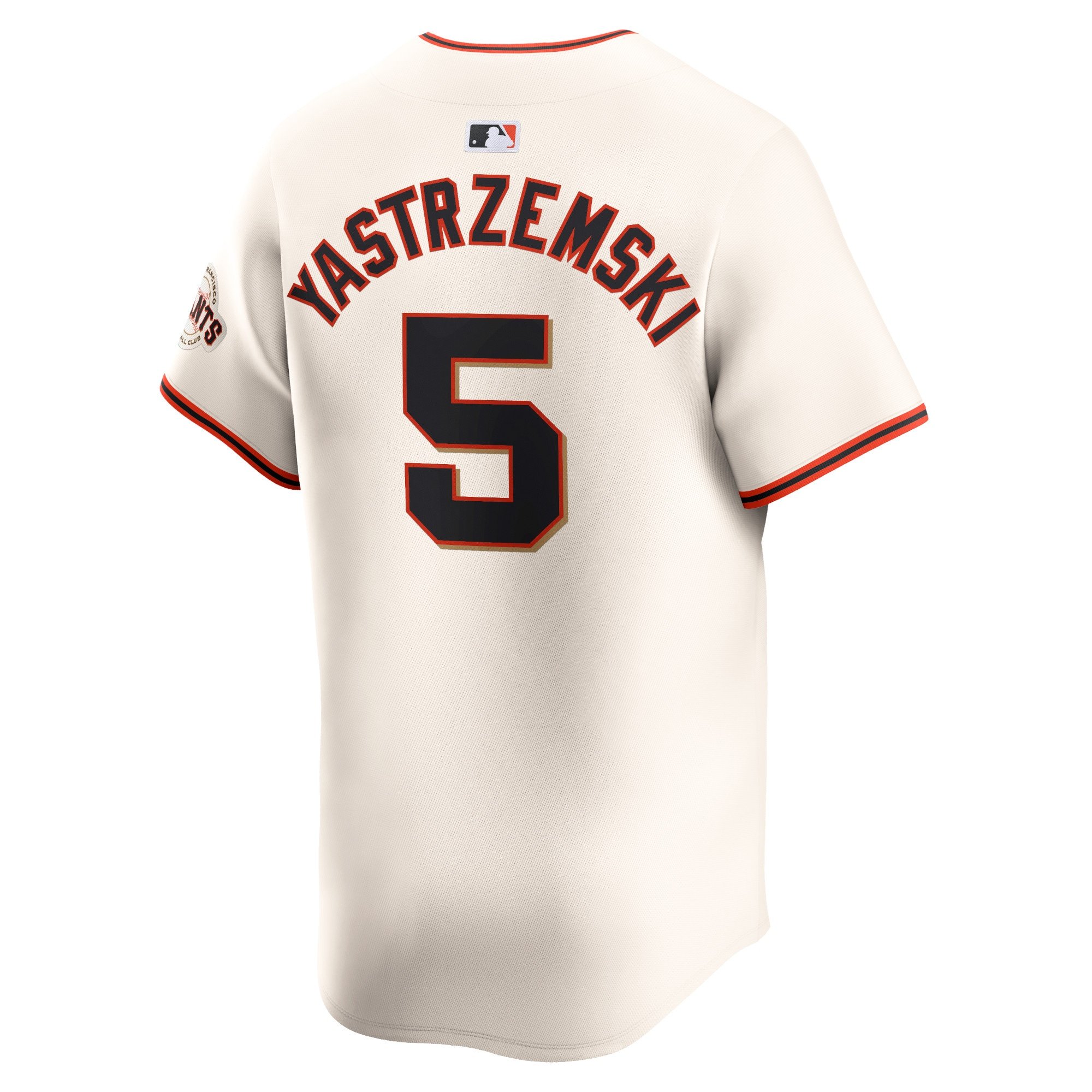 Men's San Francisco Giants Mike Yastrzemski  Cream Home Limited Player Jersey